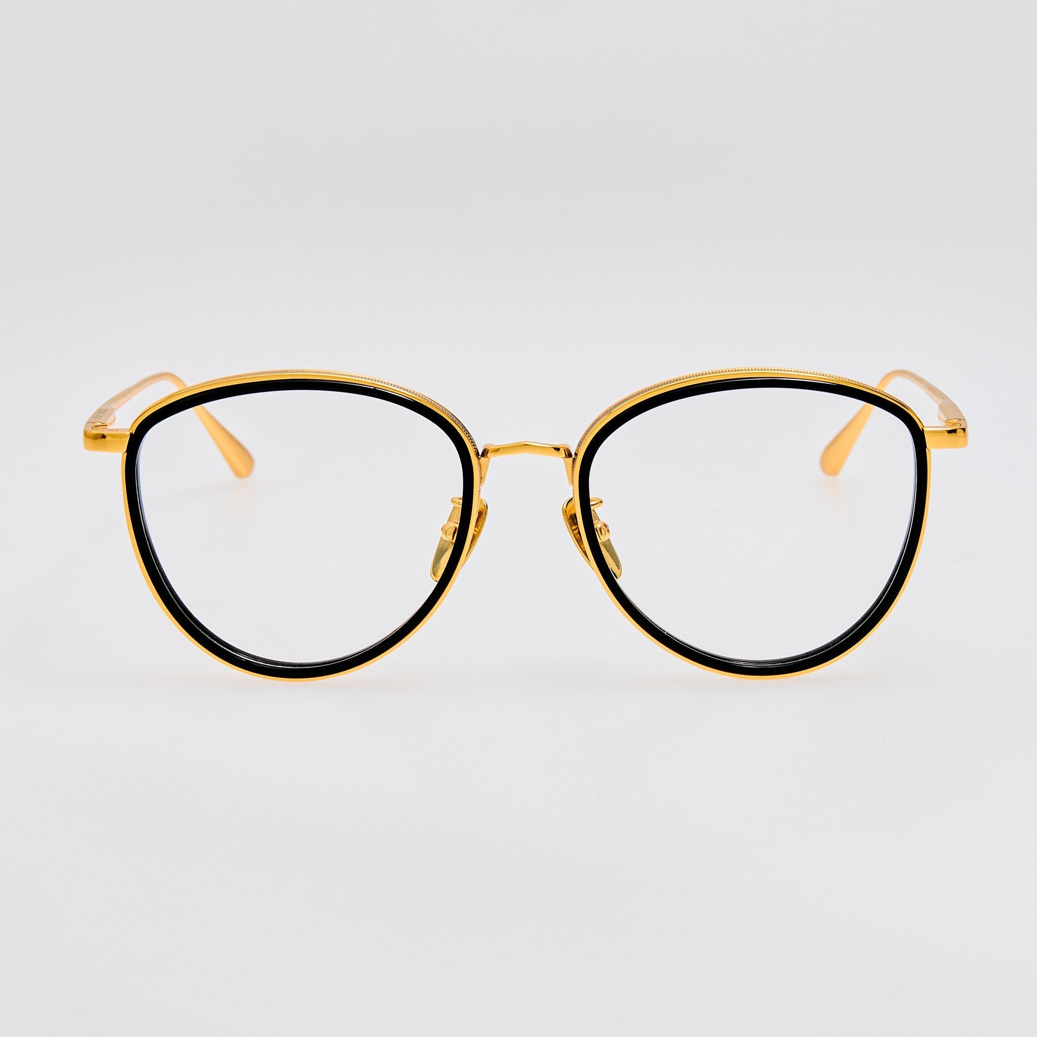Dahlia Optical in Black - LINDA FARROW - Optical Frame -
