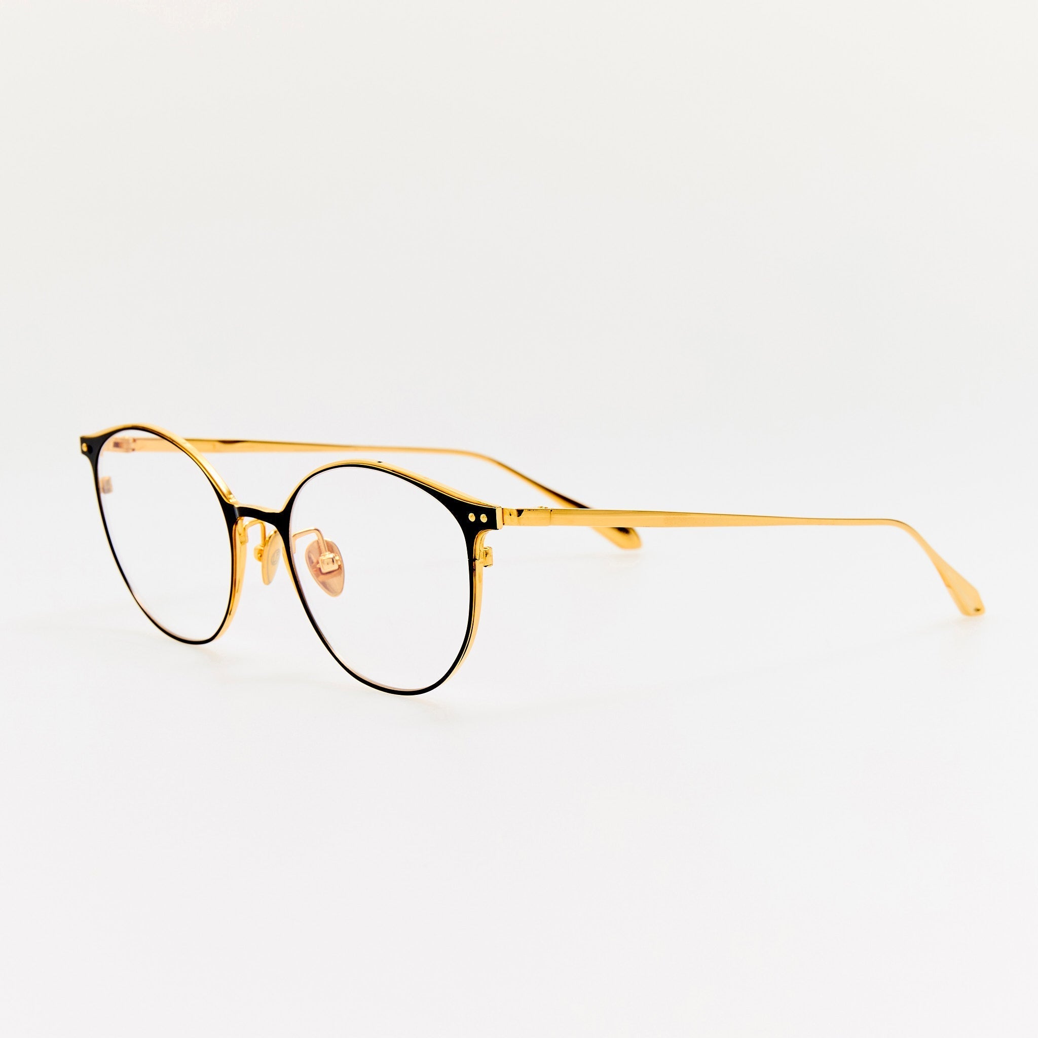 Daley Optical in Satin Black - LINDA FARROW - Optical Frame -