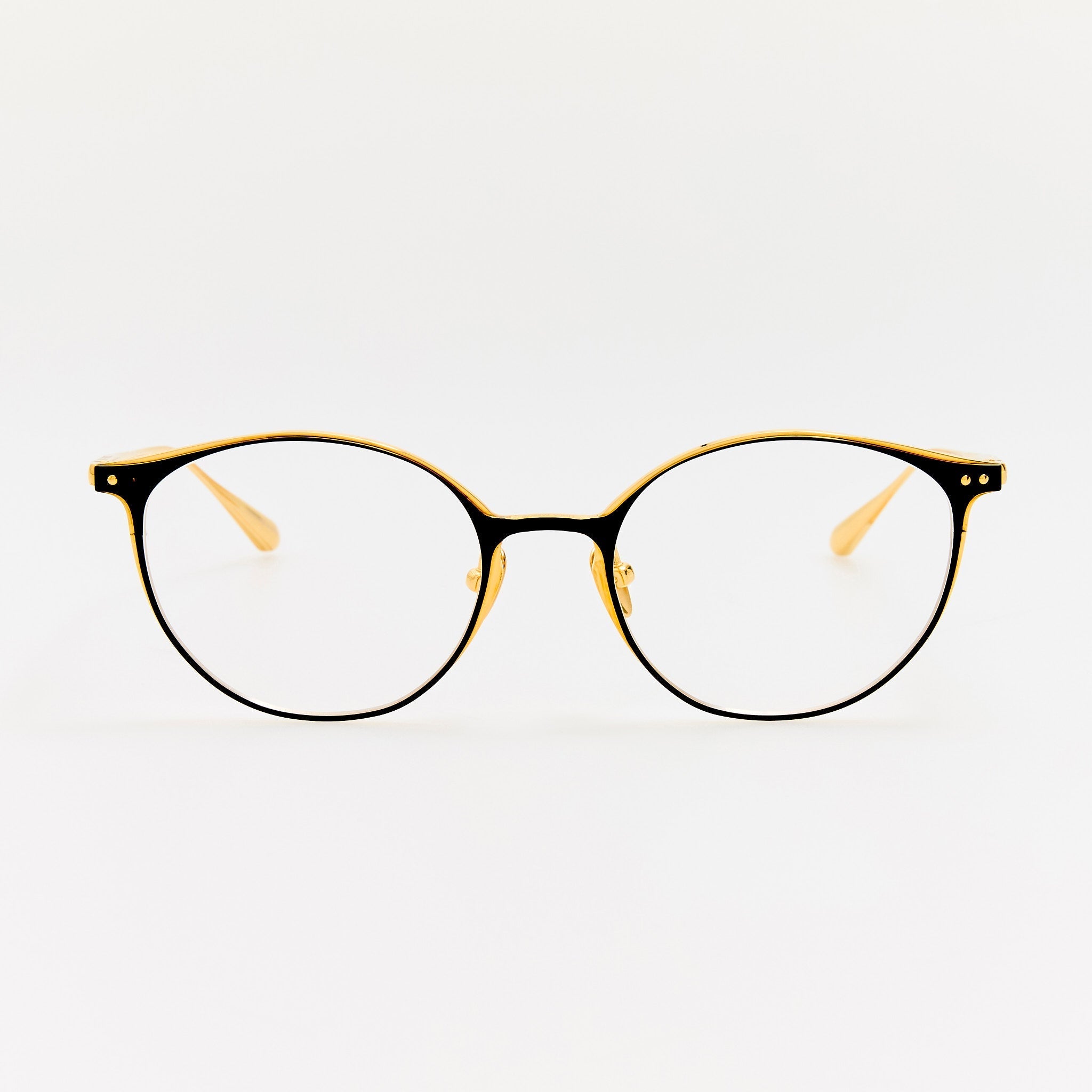 Daley Optical in Satin Black - LINDA FARROW - Optical Frame -