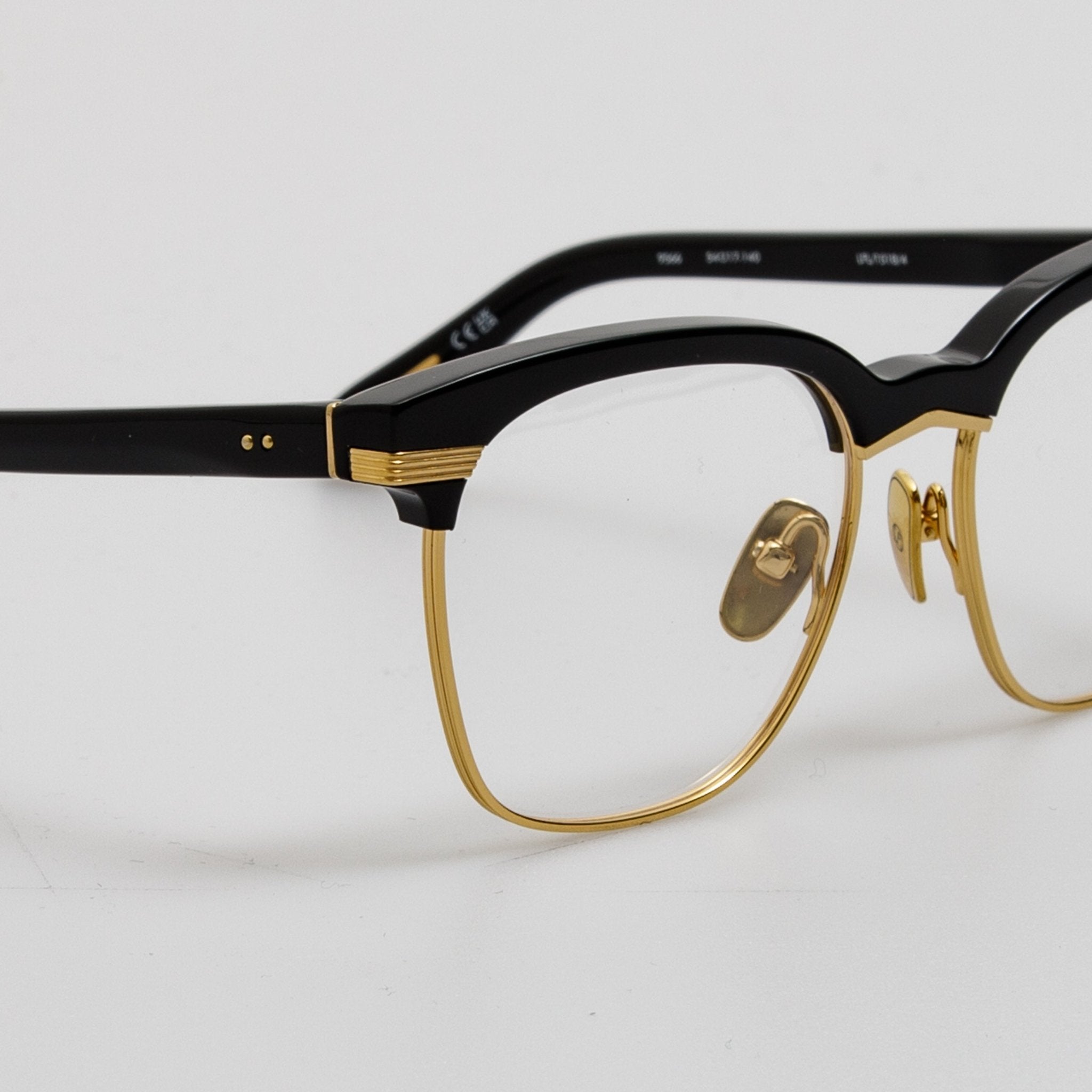Darin Optical in Black - LINDA FARROW - Optical Frame -