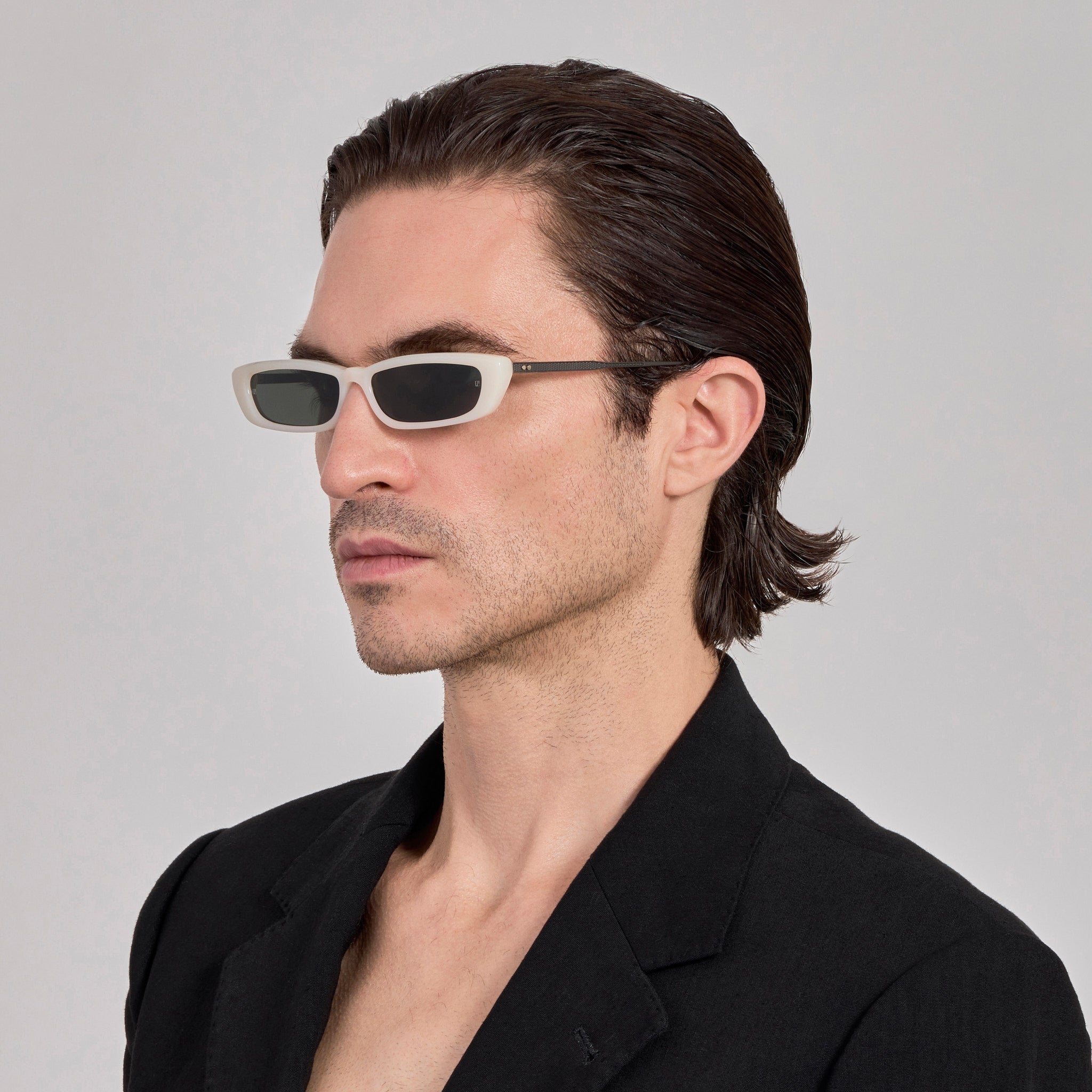 Darya Sunglasses in Cream - LINDA FARROW - Sunglasses -