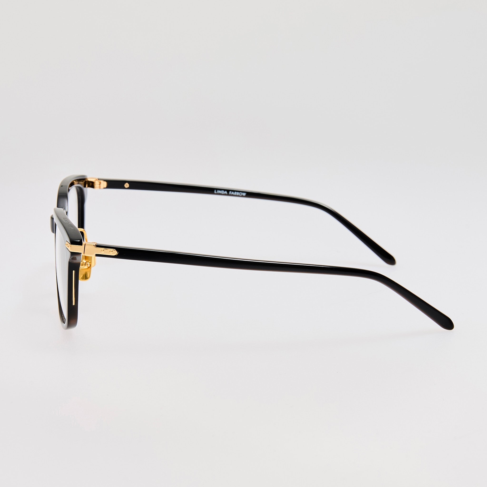 Diller Optical in Black - LINDA FARROW - Optical Frame -
