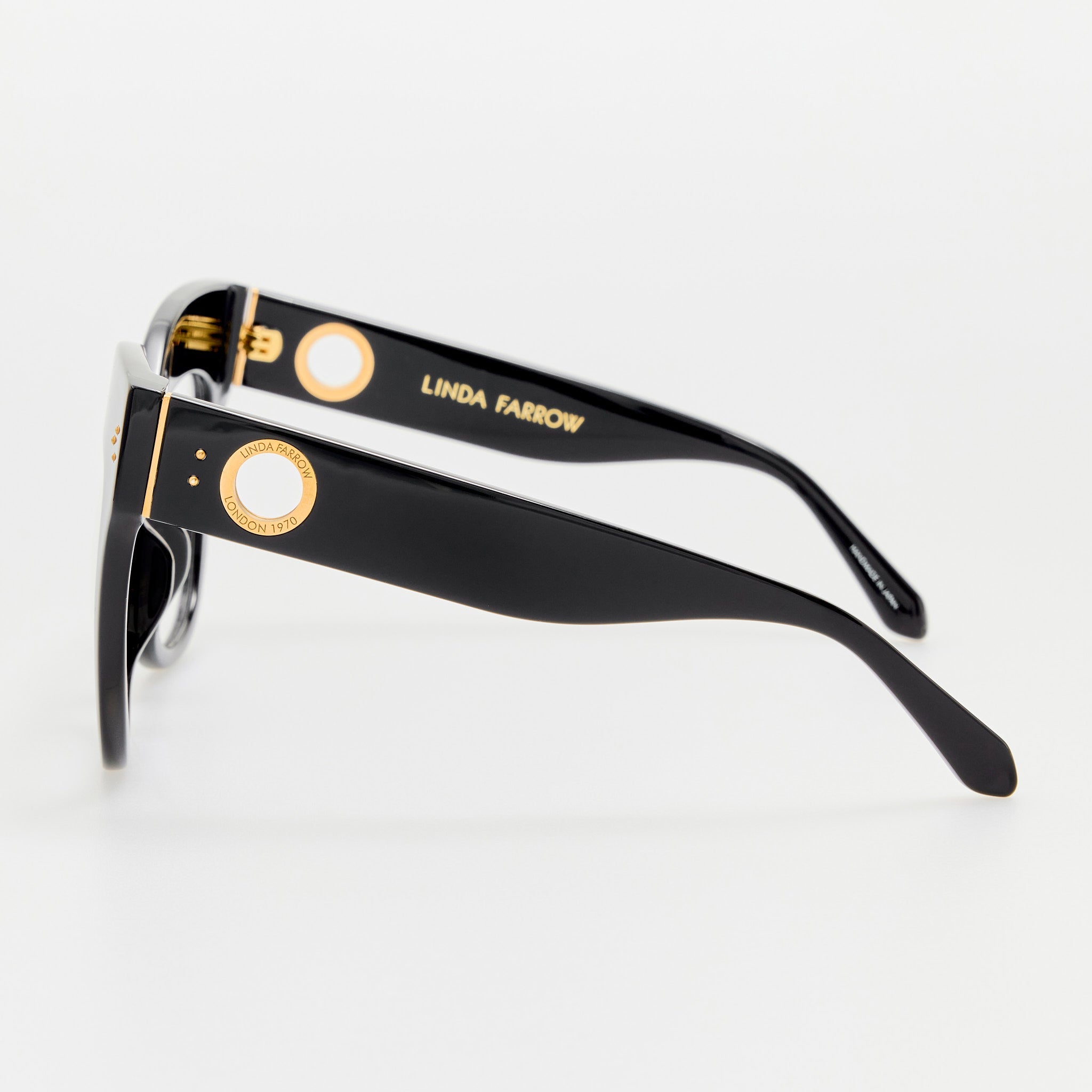 Dunaway Optical Frame in Black - LINDA FARROW - Optical Frame -
