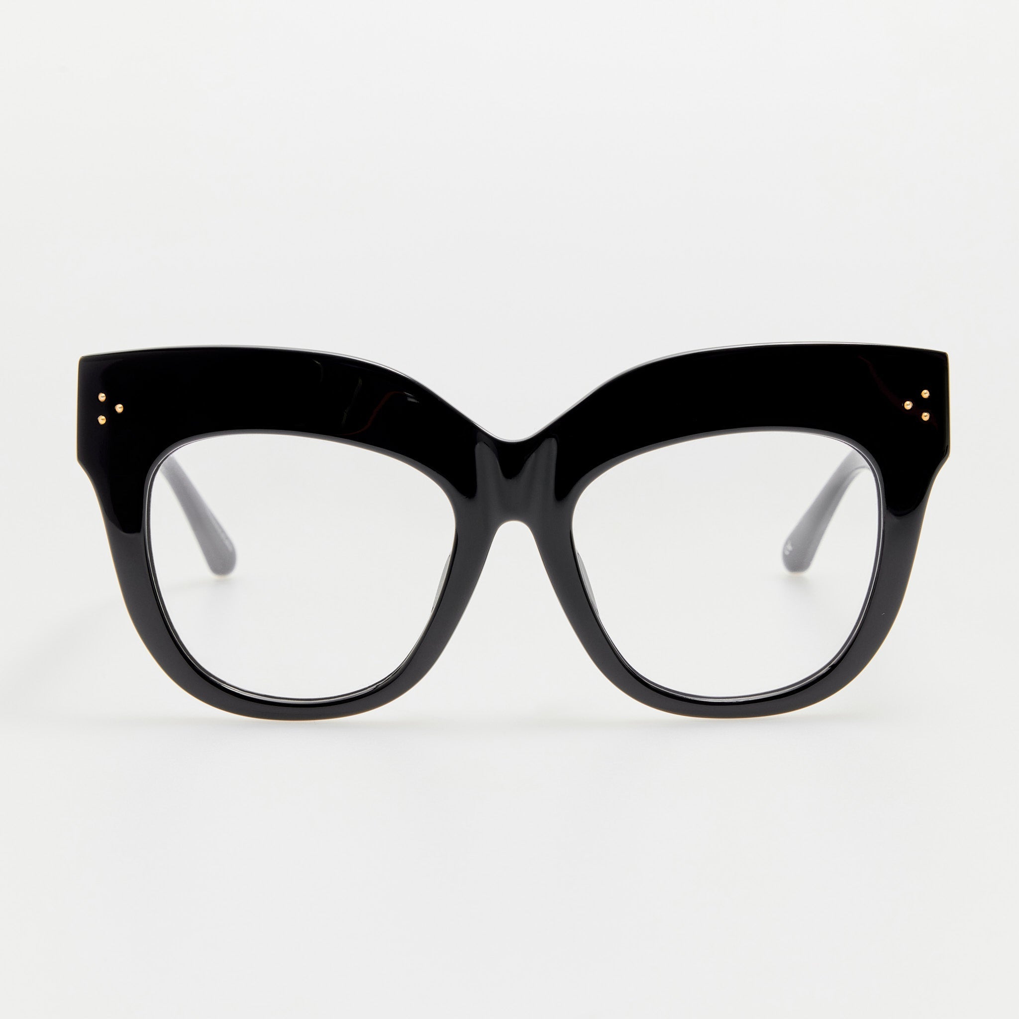 Dunaway Optical Frame in Black - LINDA FARROW - Optical Frame -