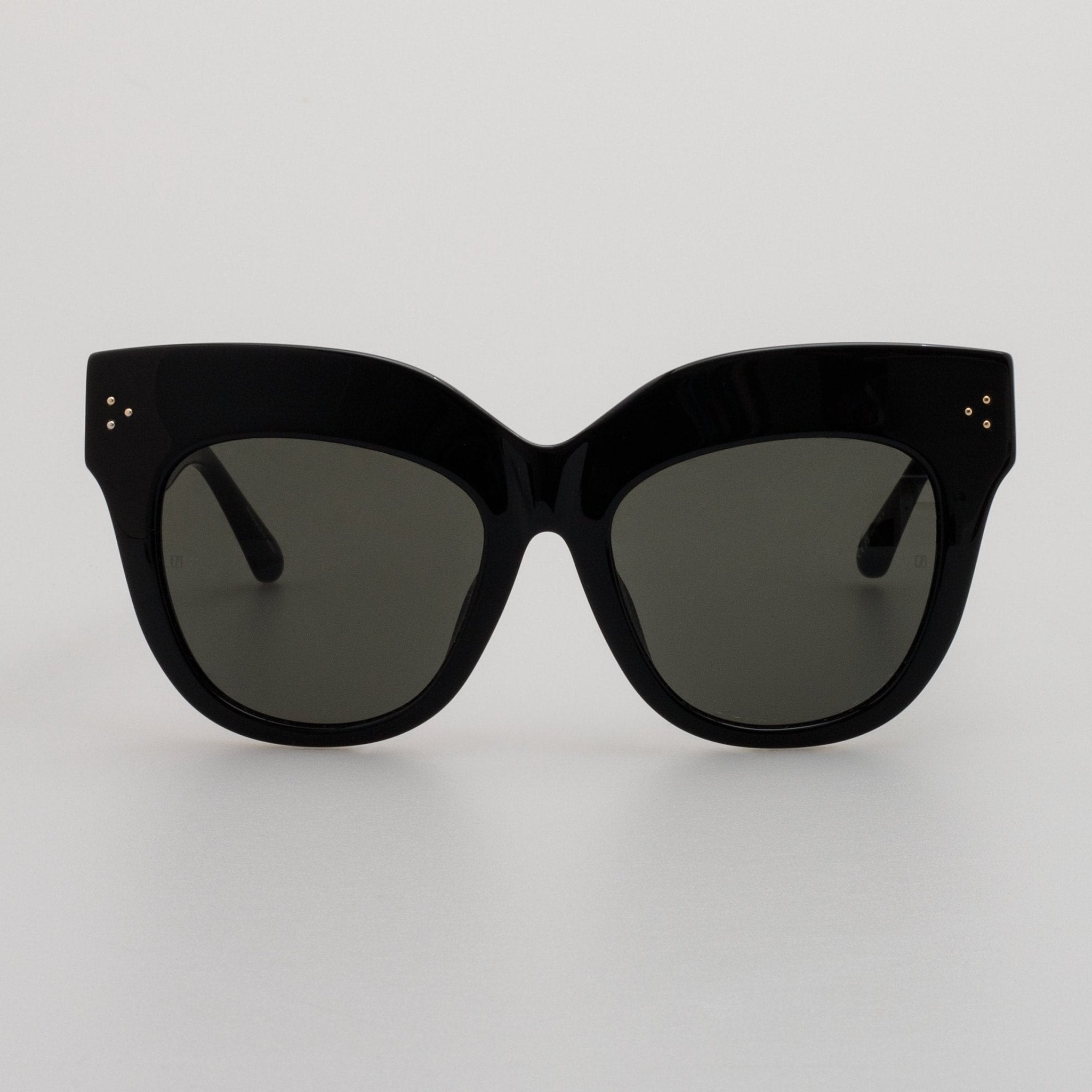 Dunaway Sunglasses in Black - LINDA FARROW - Sunglasses -