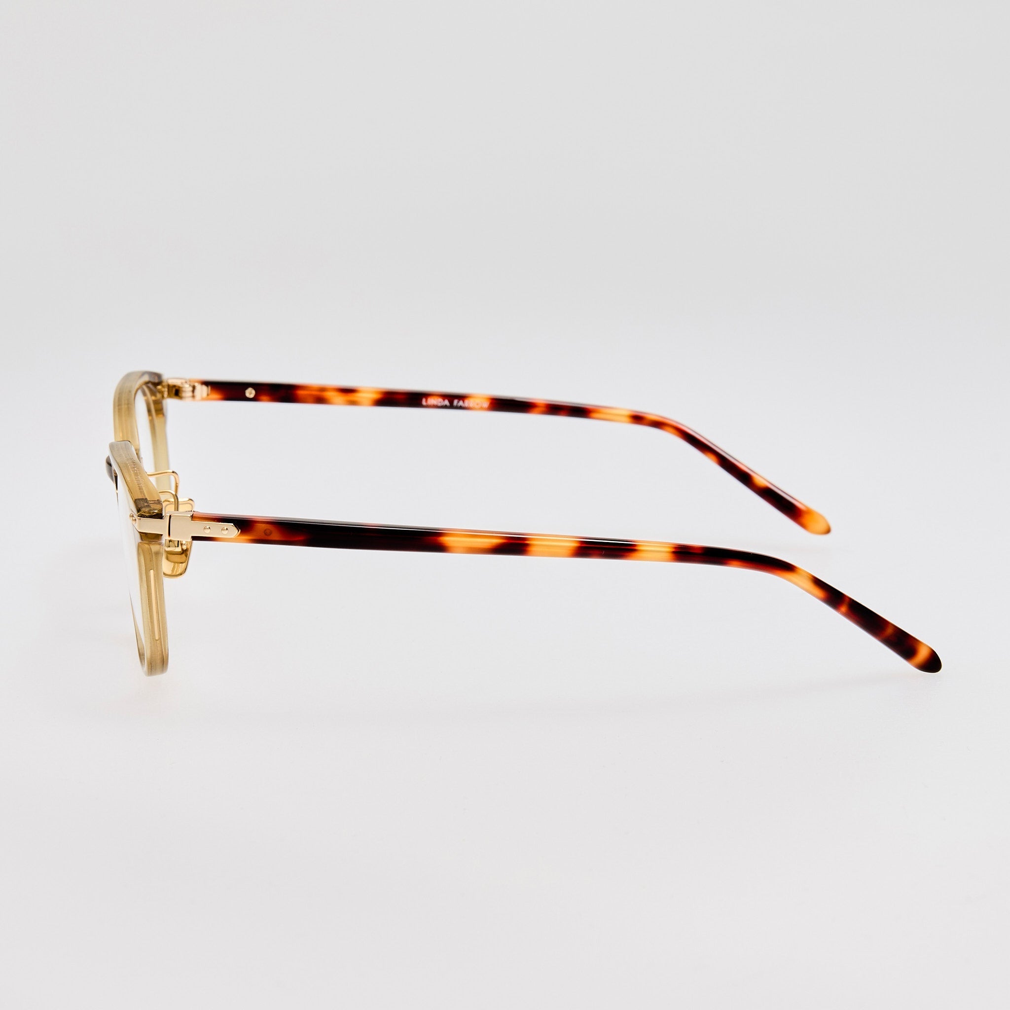 Ernst Optical in Khaki - LINDA FARROW - Optical Frame -