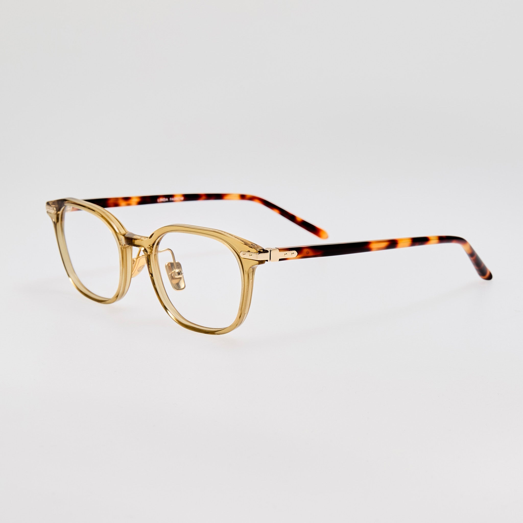 Ernst Optical in Khaki - LINDA FARROW - Optical Frame -