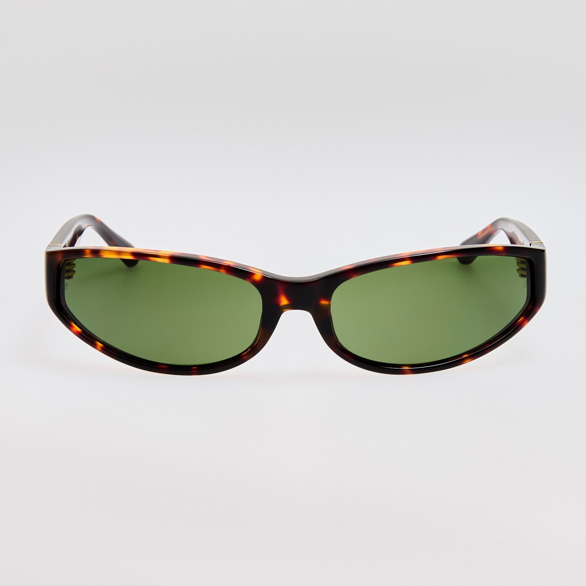 Etain Sunglasses in Dark Tortoiseshell - LINDA FARROW - Sunglasses -