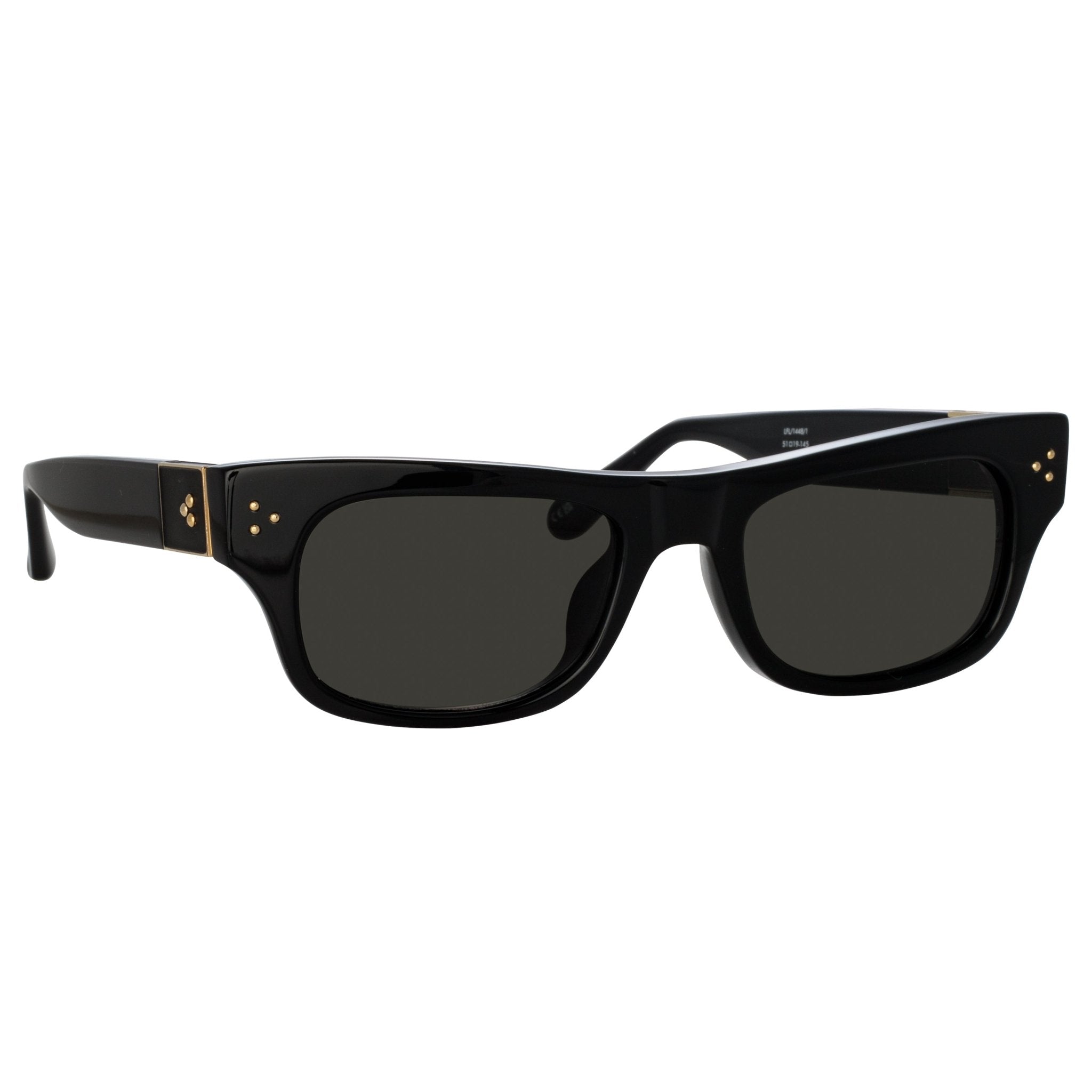 Falck Sunglasses in Black - LINDA FARROW - Sunglasses -