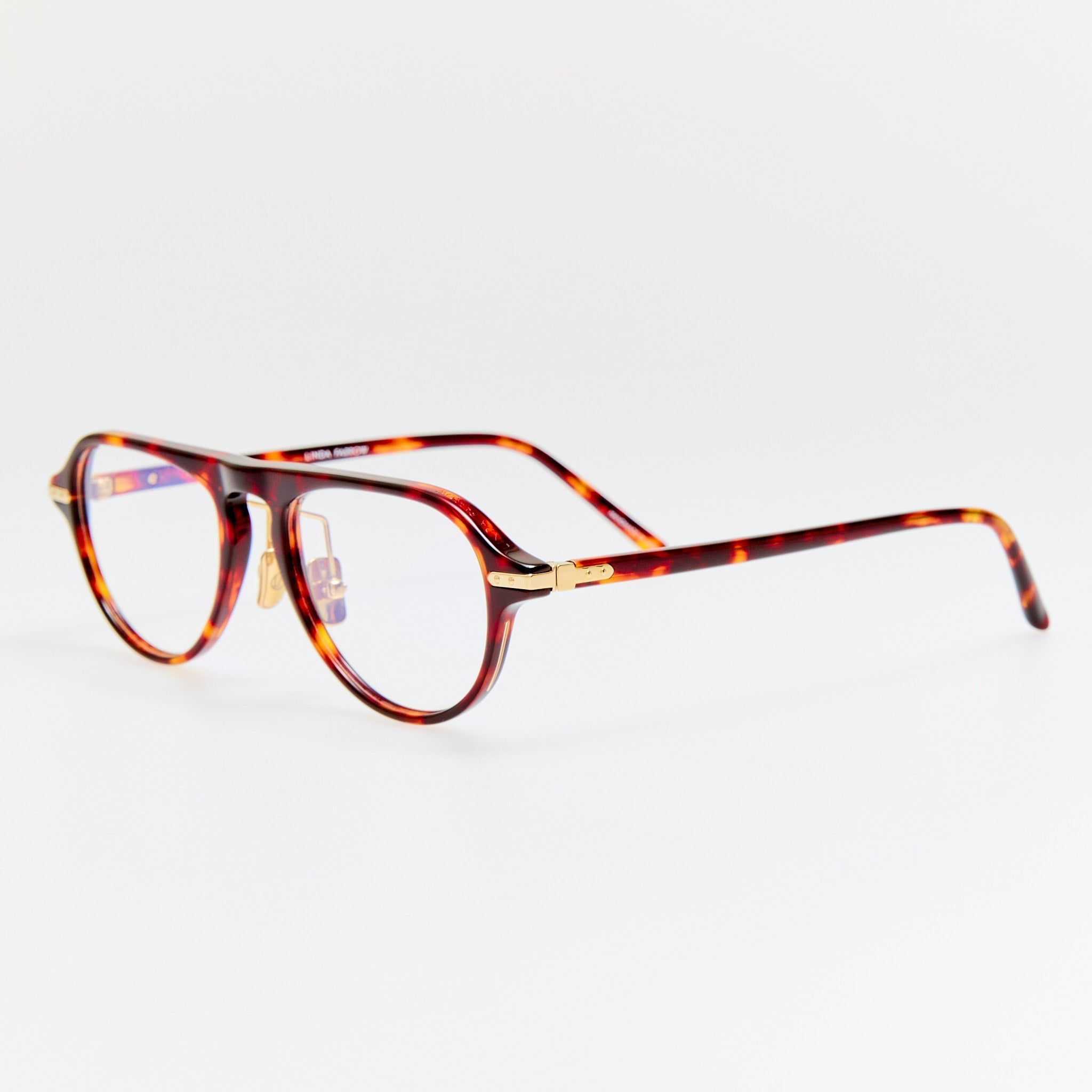Ferro Optical in Dark Tortoiseshell - LINDA FARROW - Optical Frame -