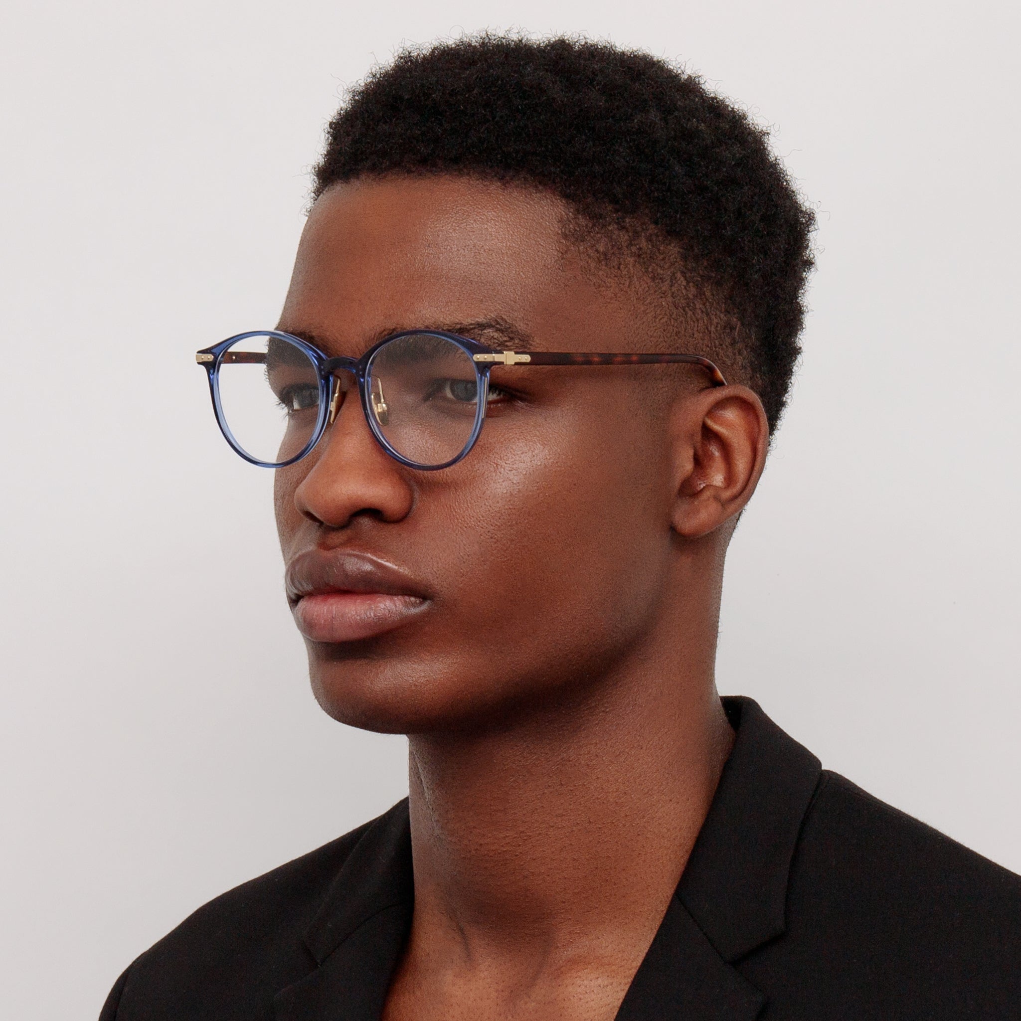 Forster Optical Frame in Navy - LINDA FARROW - Optical Frame -