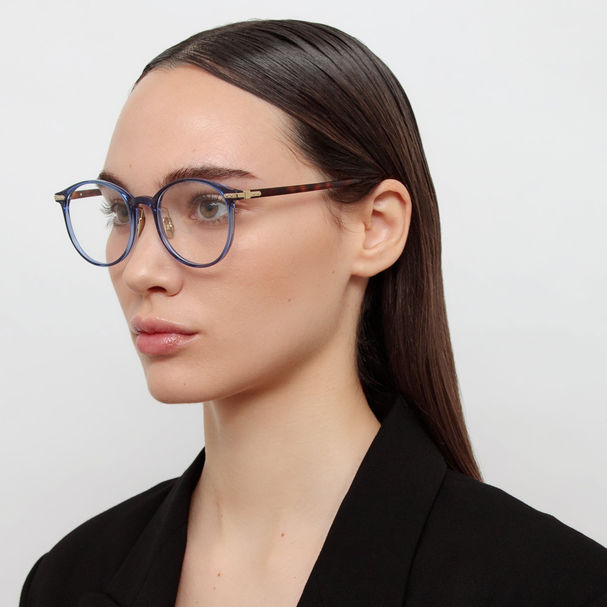 Forster Optical Frame in Navy - LINDA FARROW - Optical Frame -
