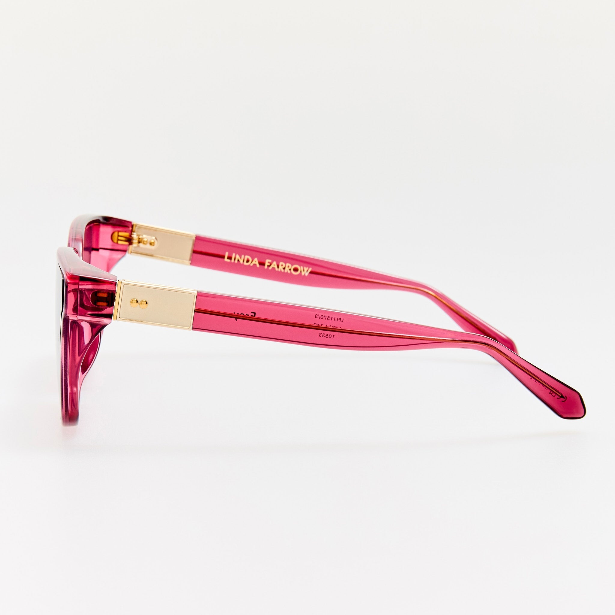 Frey Sunglasses in Wine - LINDA FARROW - Sunglasses -