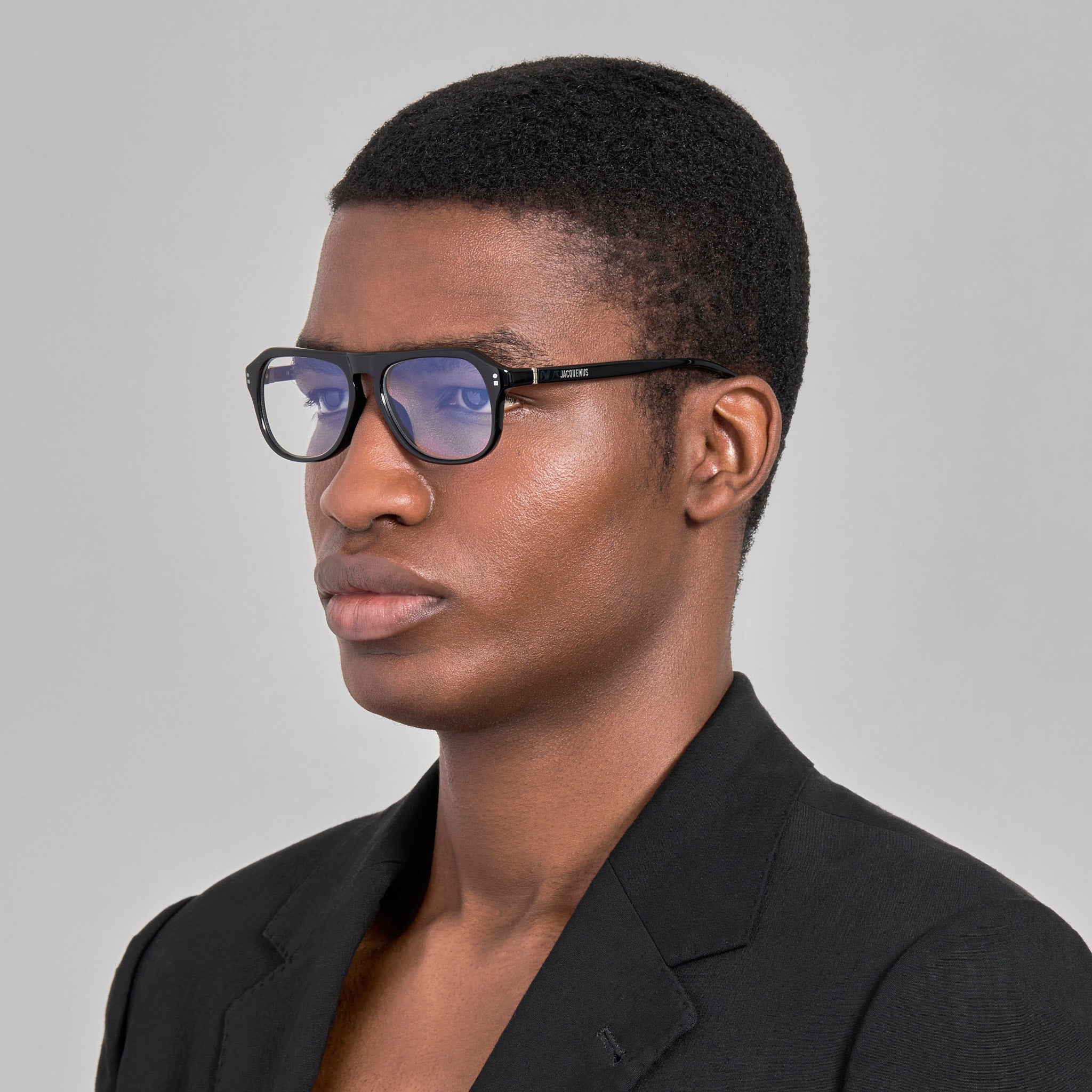 Giorno Optical in Black - LINDA FARROW-Optical Frame-