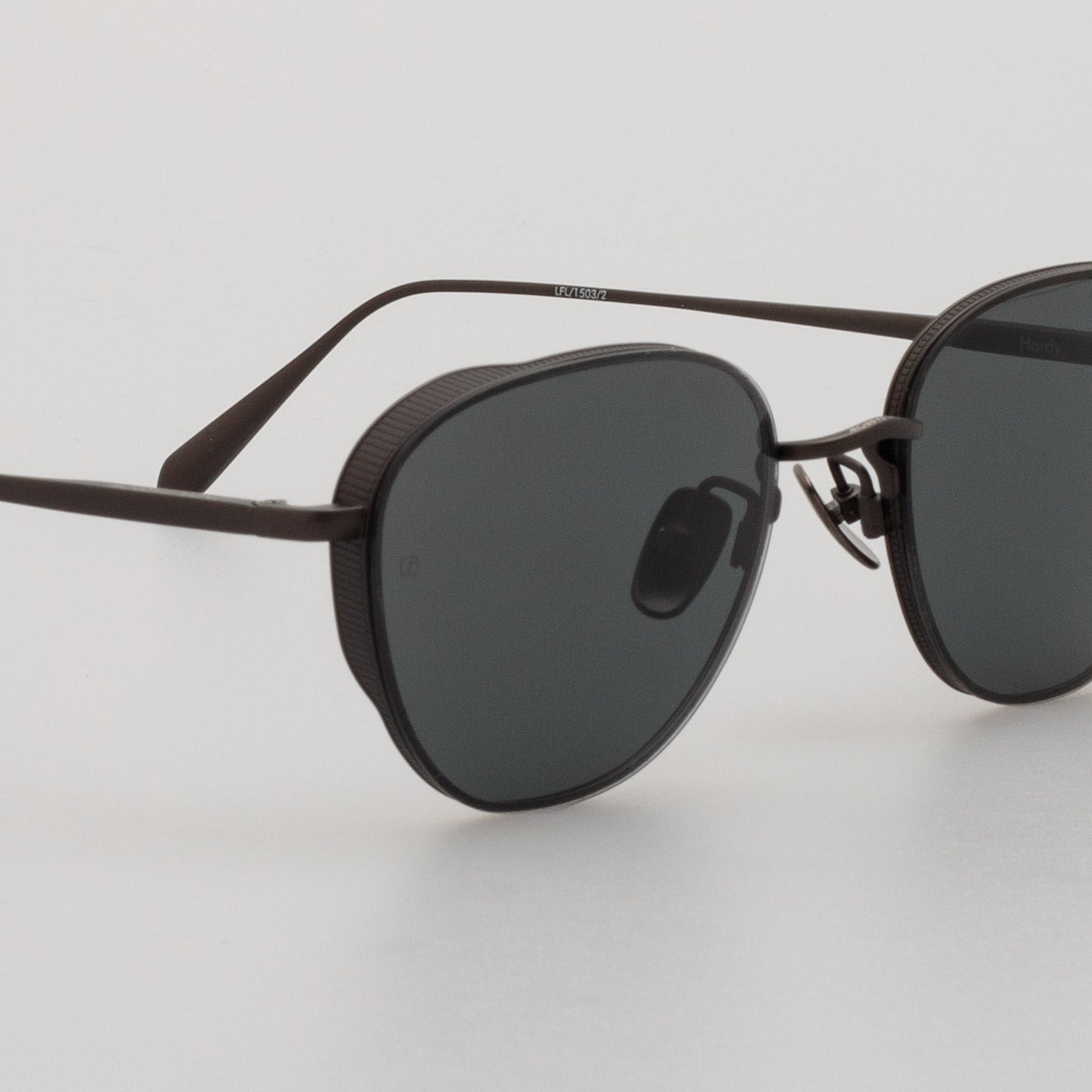 Hardy Sunglasses in Nickel - LINDA FARROW - Sunglasses -