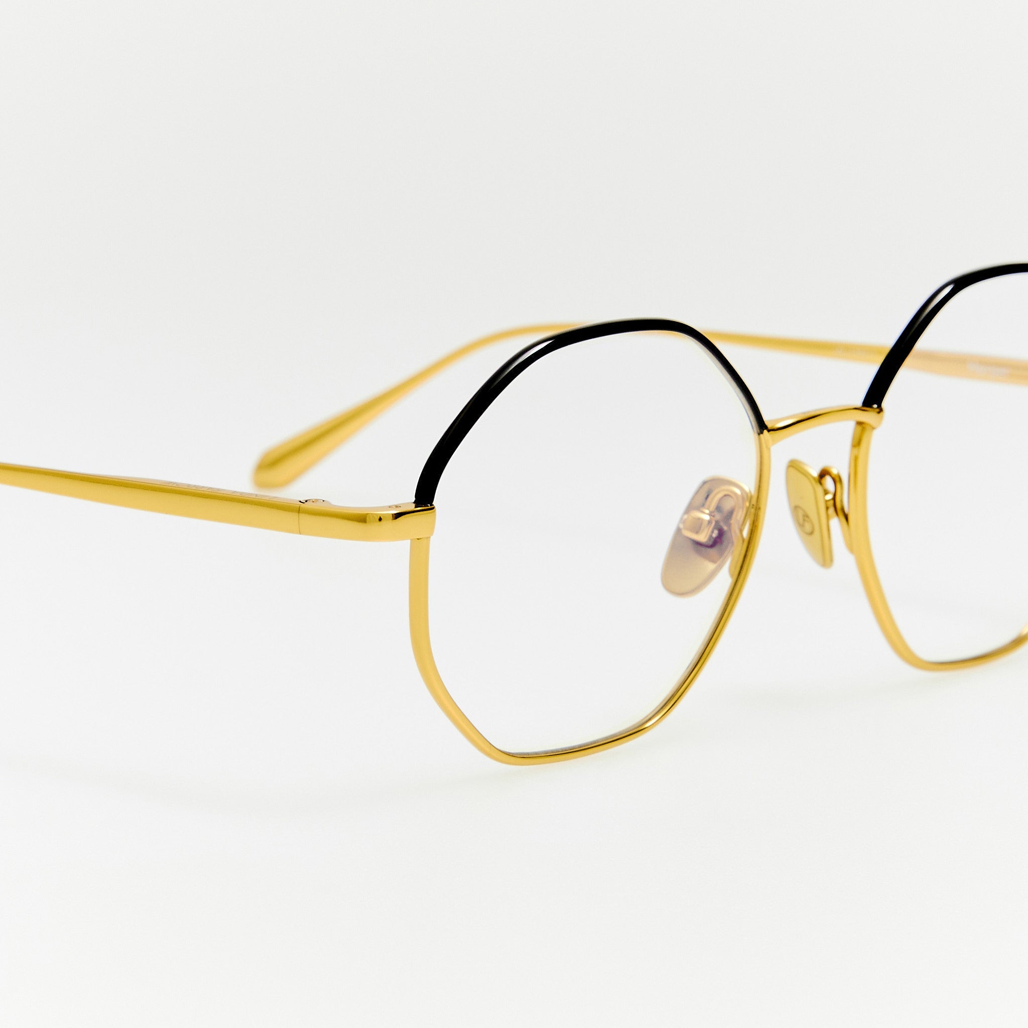 Harper Optical in 22K Gold - LINDA FARROW - Optical Frame -