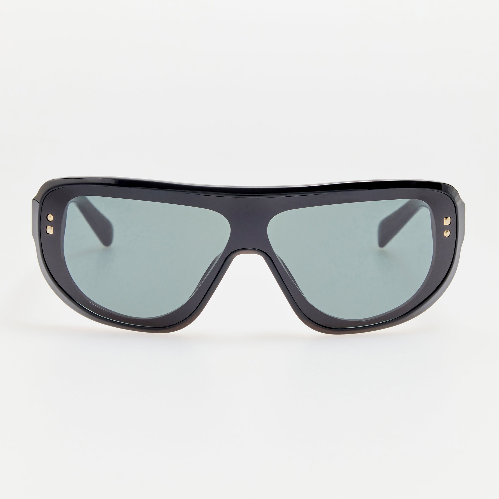 Havana Sunglasses in Black and Grey - LINDA FARROW-Sunglasses-