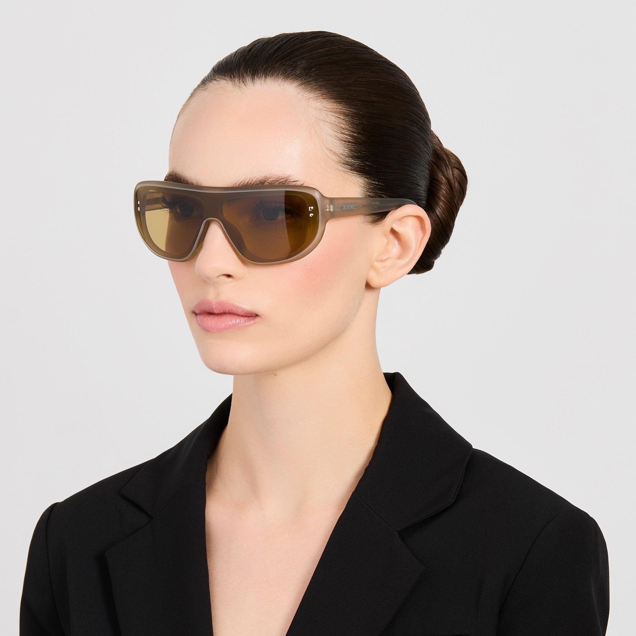 Havana Sunglasses in Smoke - LINDA FARROW-Sunglasses-