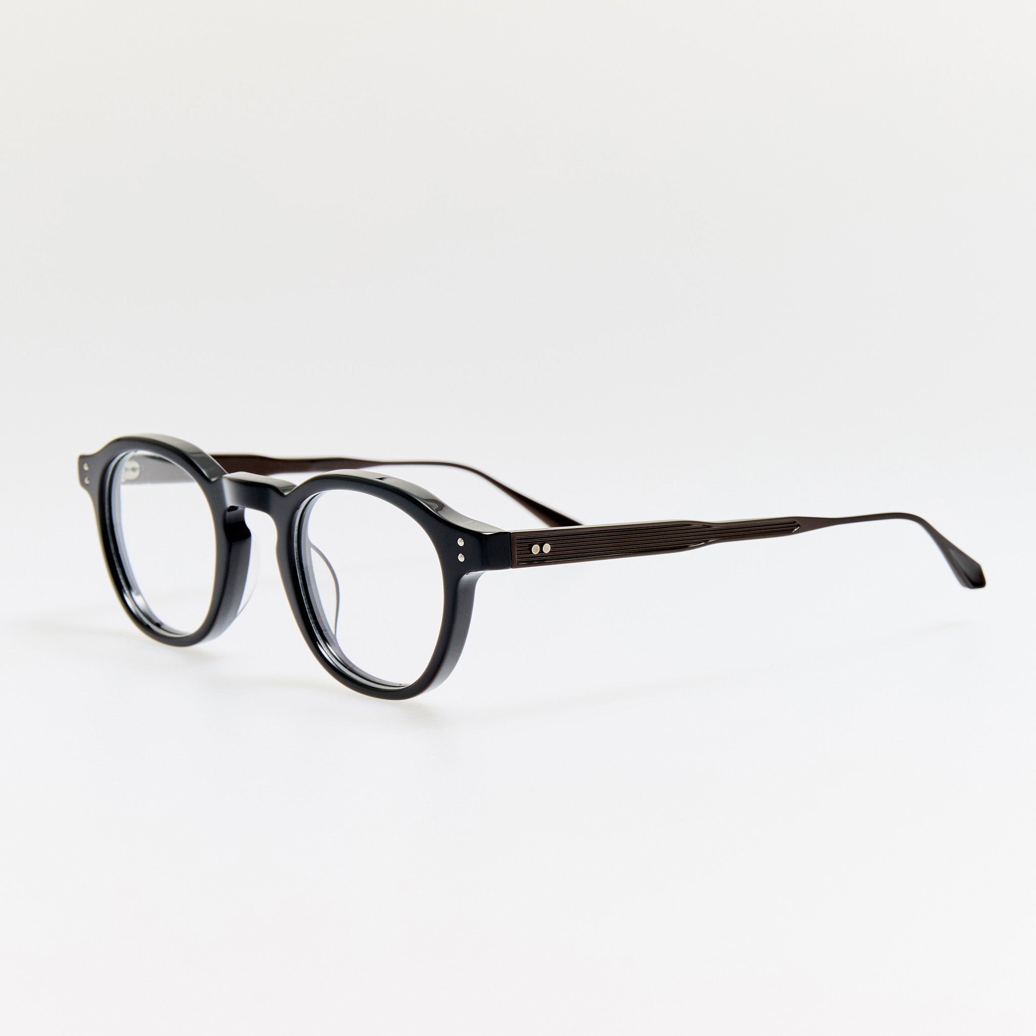 Heath Optical in Black Matt Nickel - LINDA FARROW - Optical Frame -