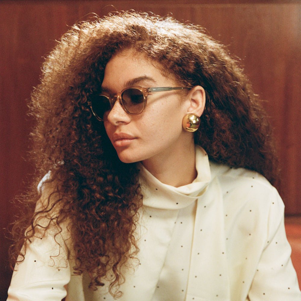 Heath Sunglasses in Honey - LINDA FARROW - Sunglasses -