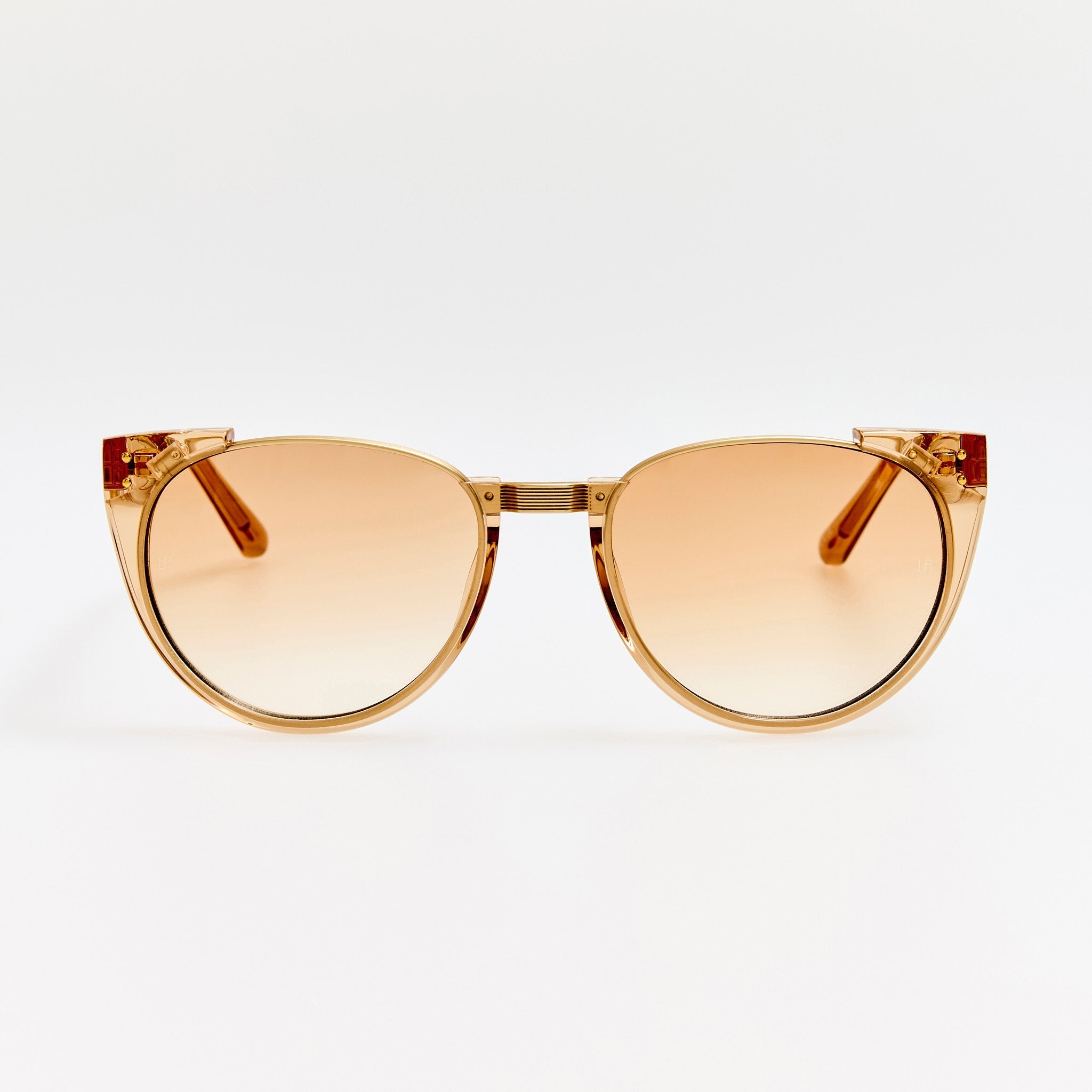 Iris Sunglasses in Honey - LINDA FARROW - Sunglasses -