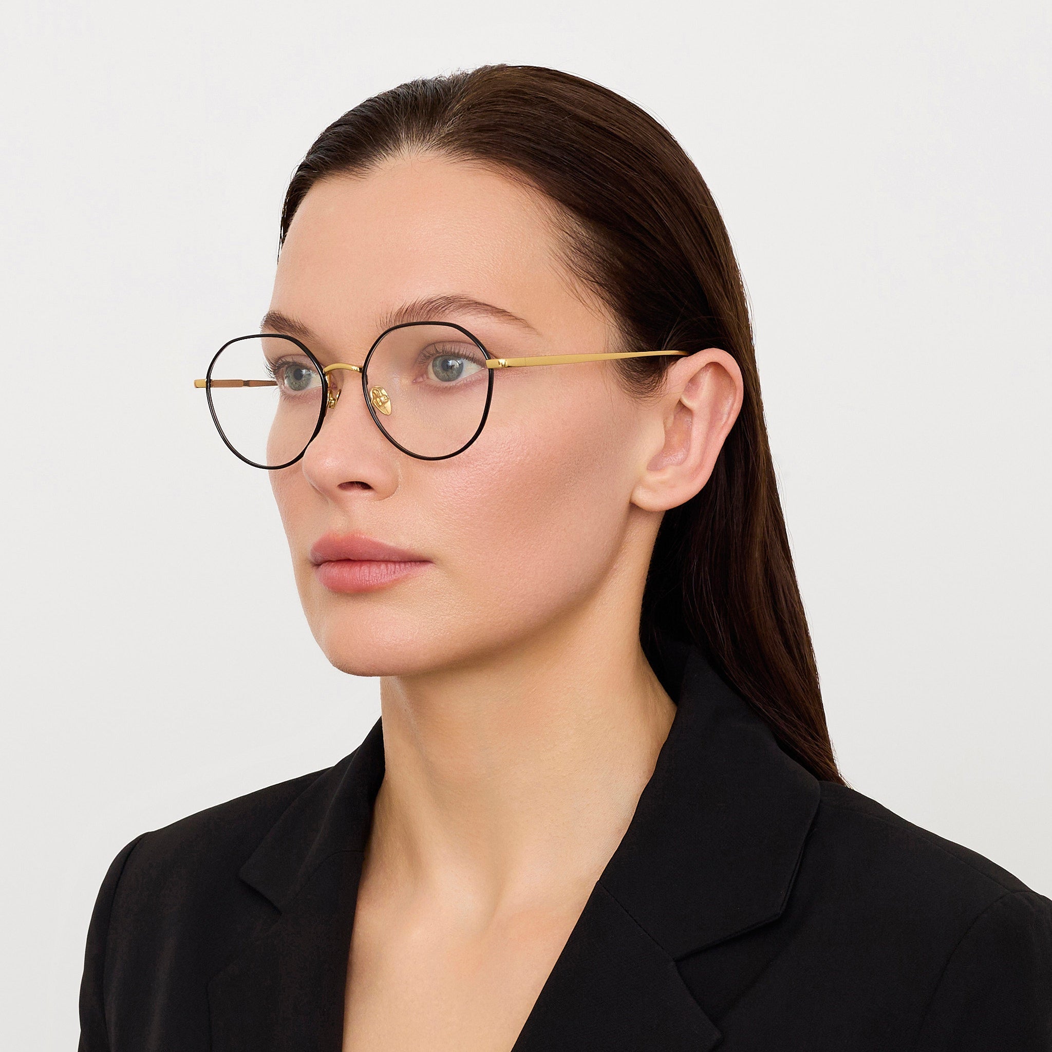 Isla Optical in 22K Yellow Gold - LINDA FARROW - Optical Frame -