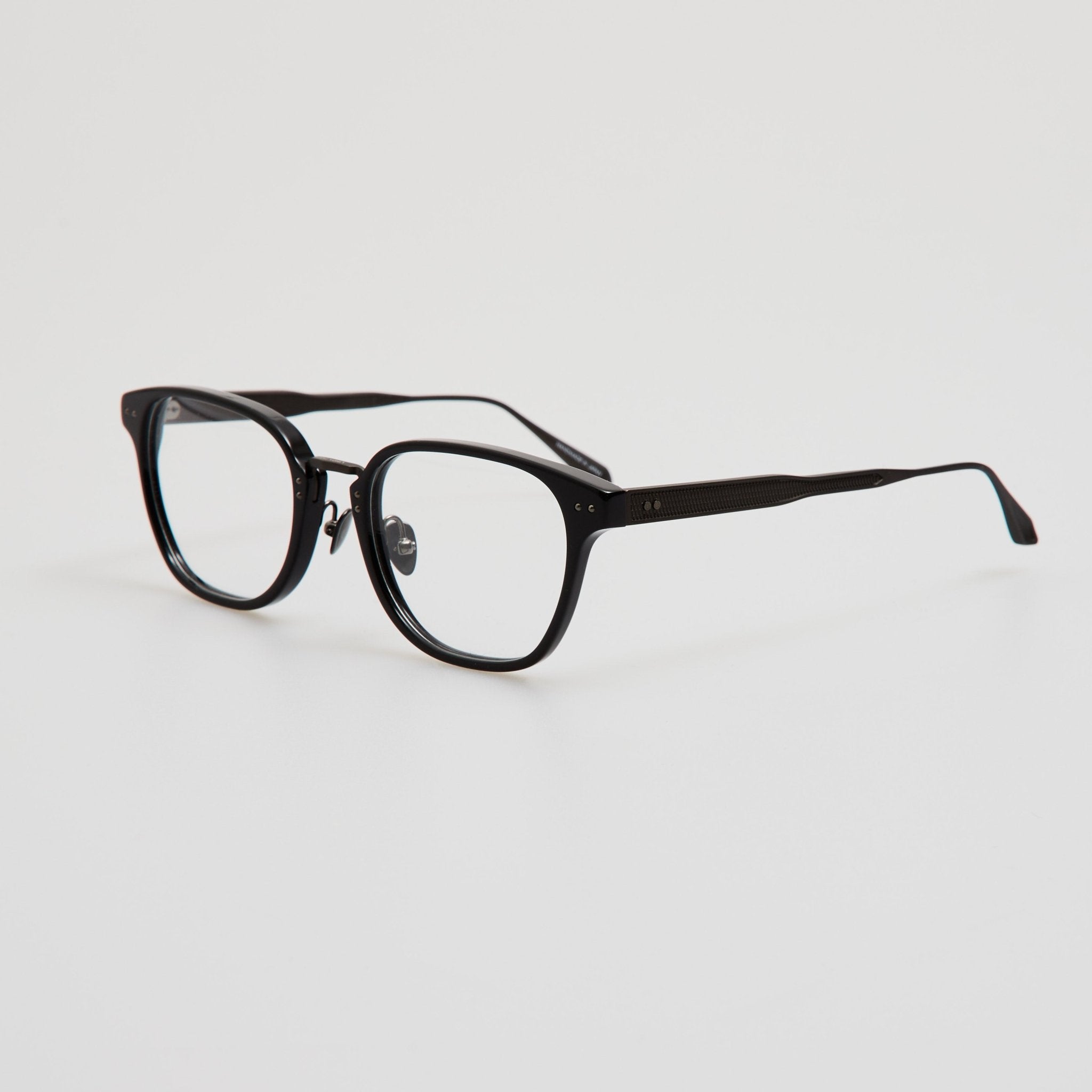 Jeffrey Optical Frame in Black Matt Nickel - LINDA FARROW - Optical Frame -