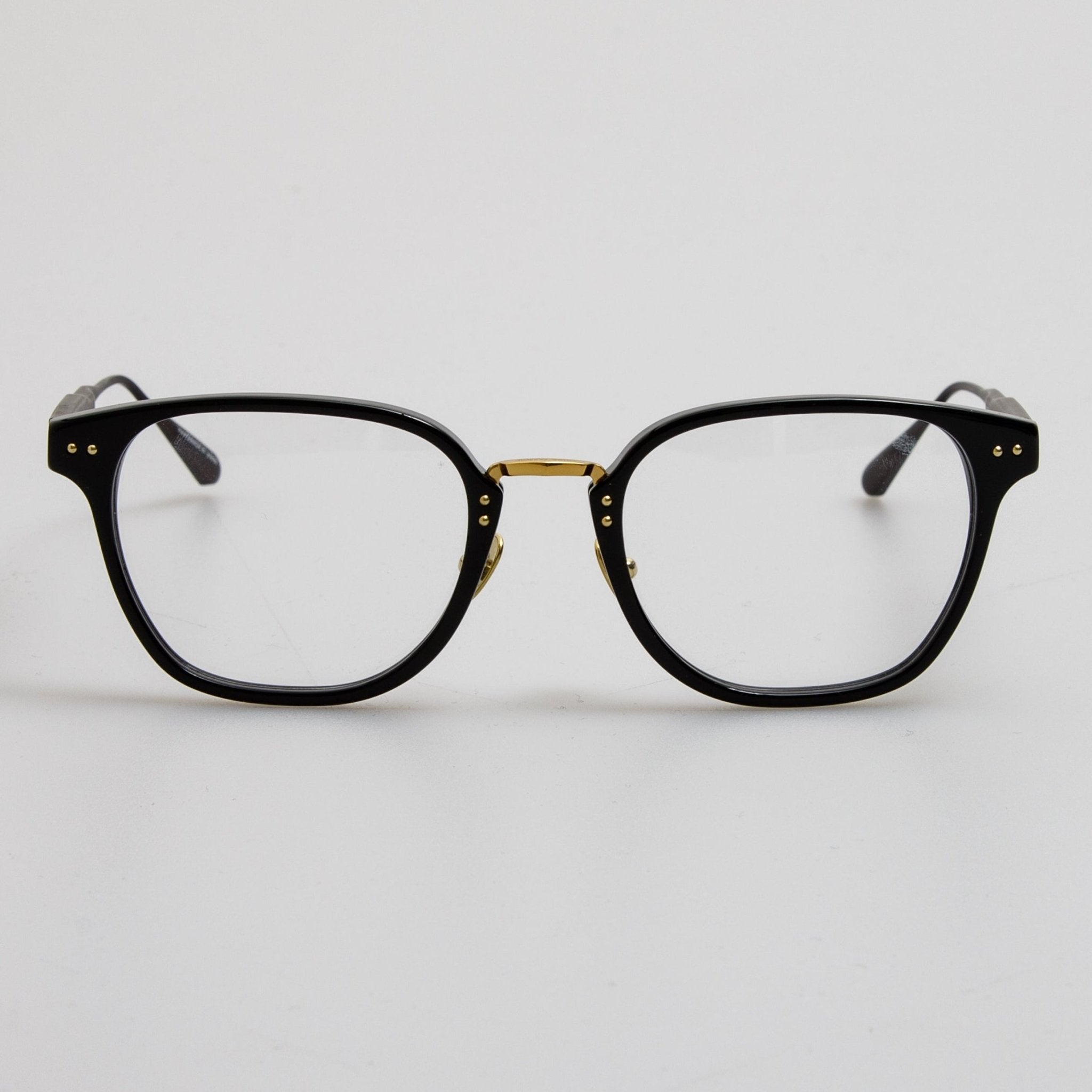 Jeffrey Optical Frame in Black - LINDA FARROW - Optical Frame -