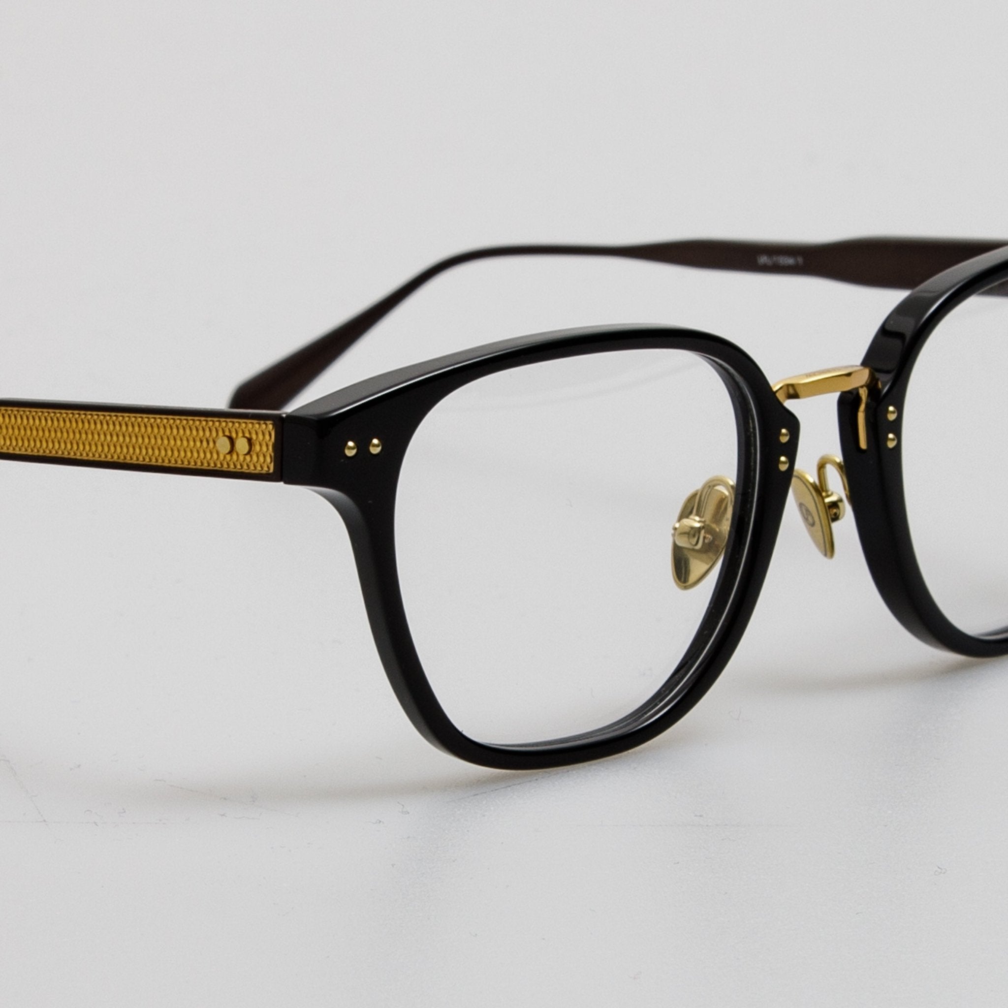 Jeffrey Optical Frame in Black - LINDA FARROW - Optical Frame -