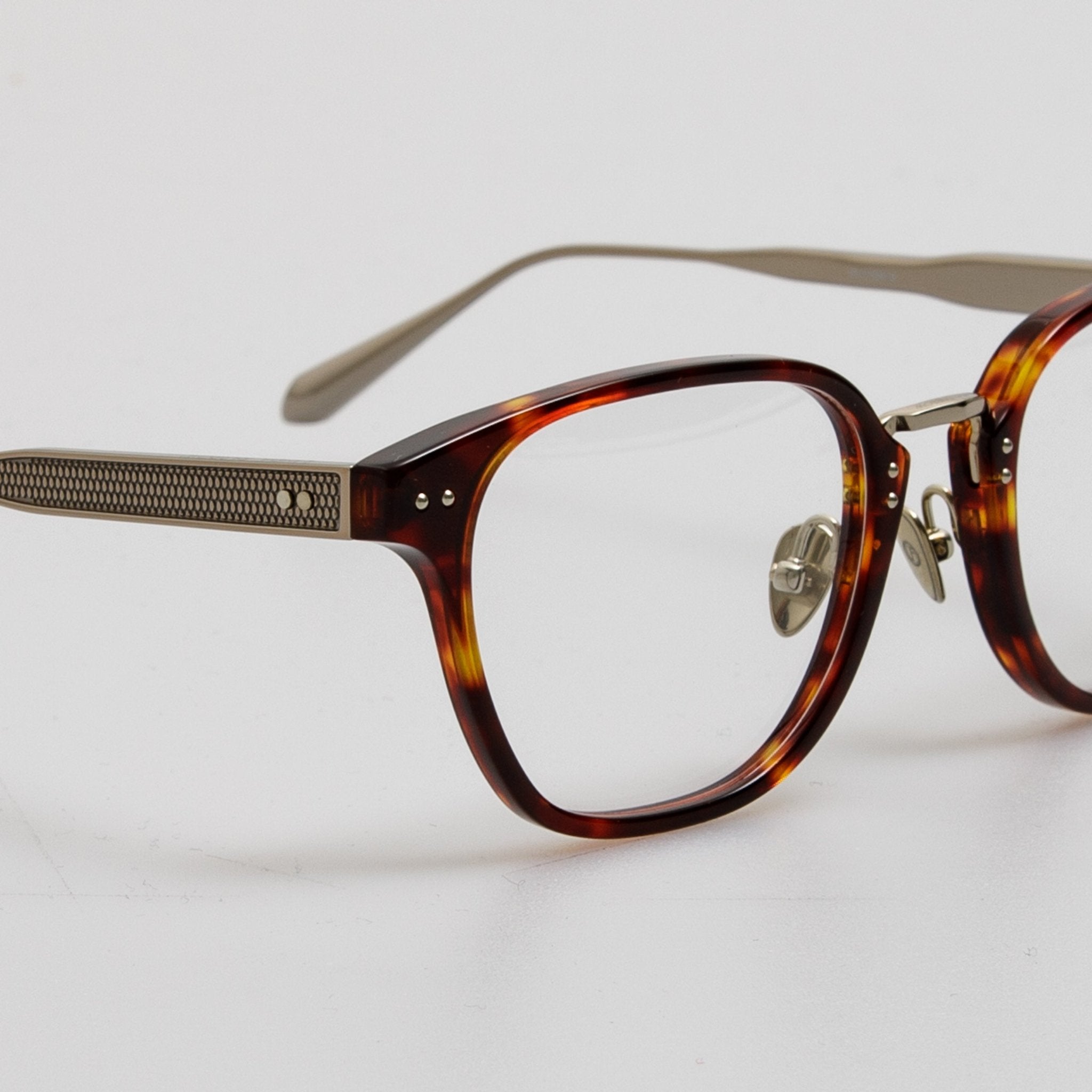 Jeffrey Optical Frame in Dark Tortoiseshell - LINDA FARROW - Optical Frame -