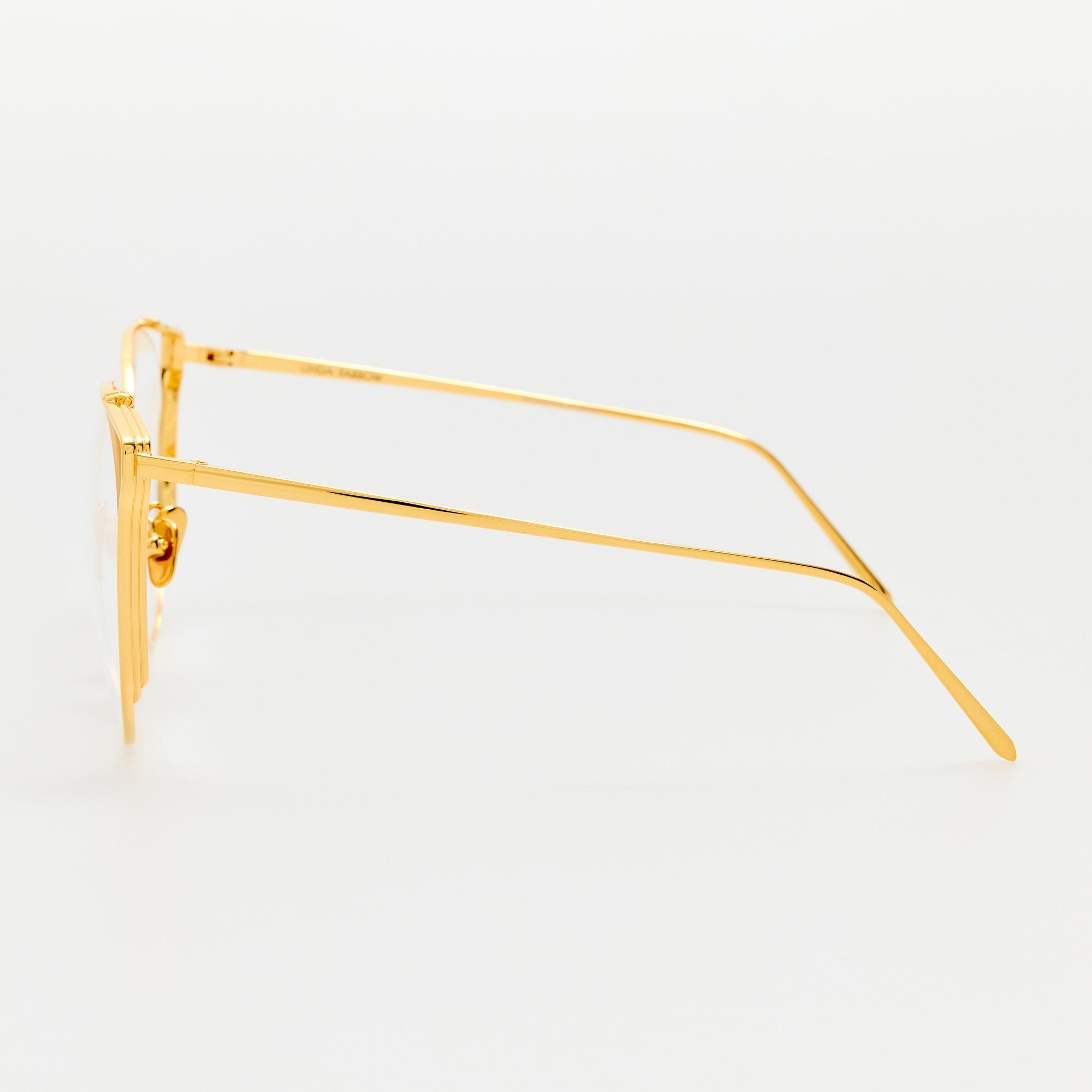 Joanna Optical Frame in 22K Yellow Gold - LINDA FARROW - Optical Frame -