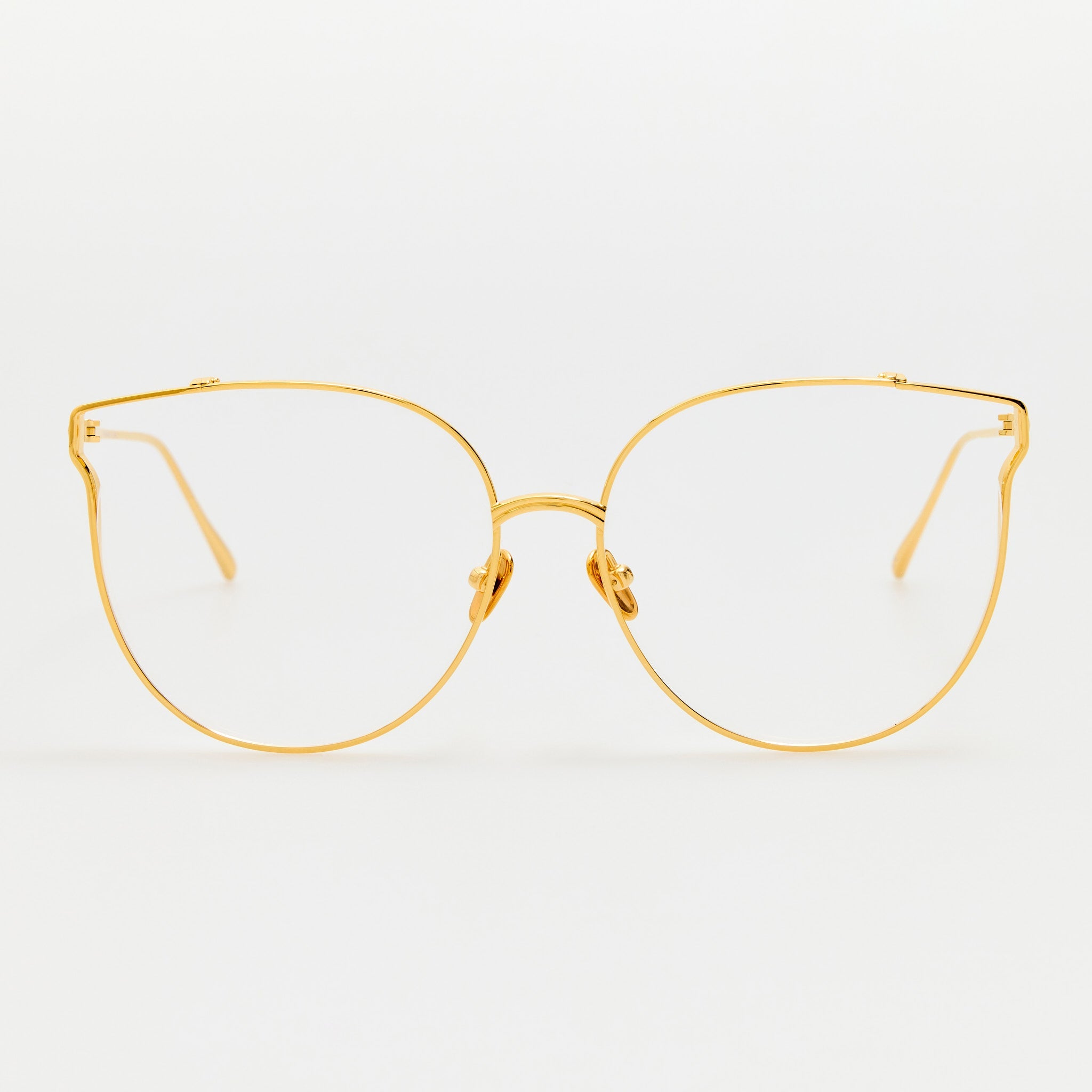 Joanna Optical Frame in 22K Yellow Gold - LINDA FARROW - Optical Frame -