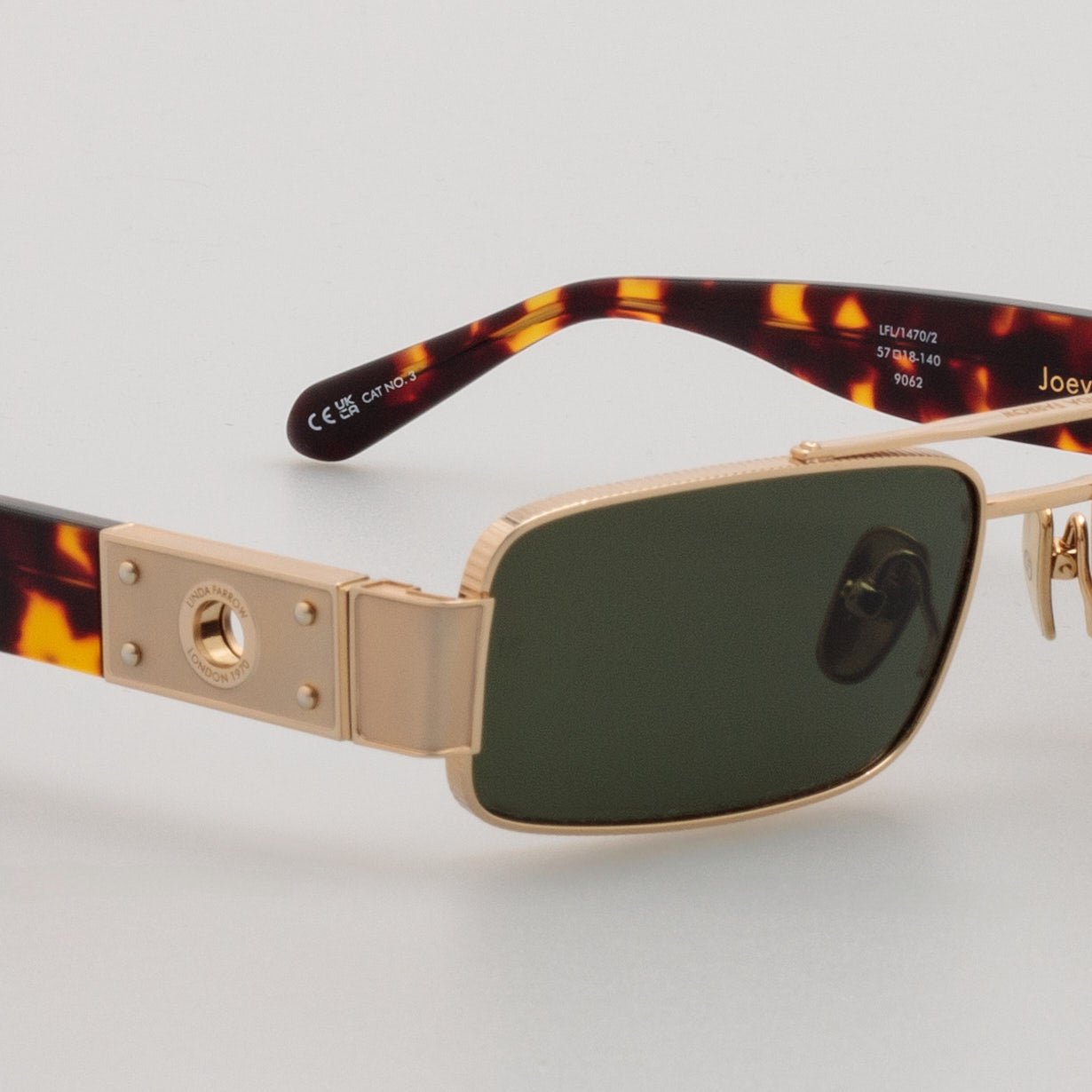 Joey Sunglasses in Tortoiseshell - LINDA FARROW - Sunglasses -
