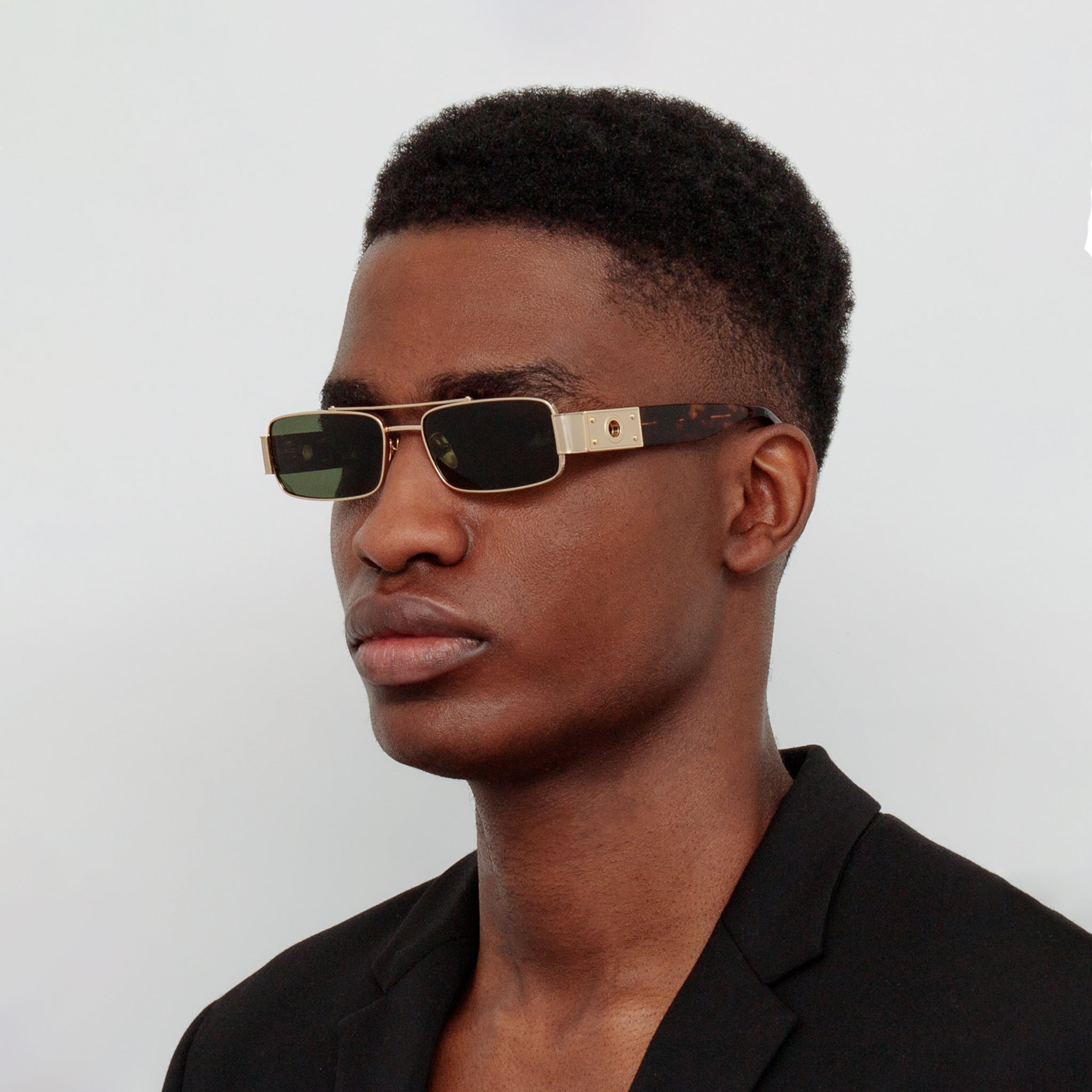 Joey Sunglasses in Tortoiseshell - LINDA FARROW - Sunglasses -