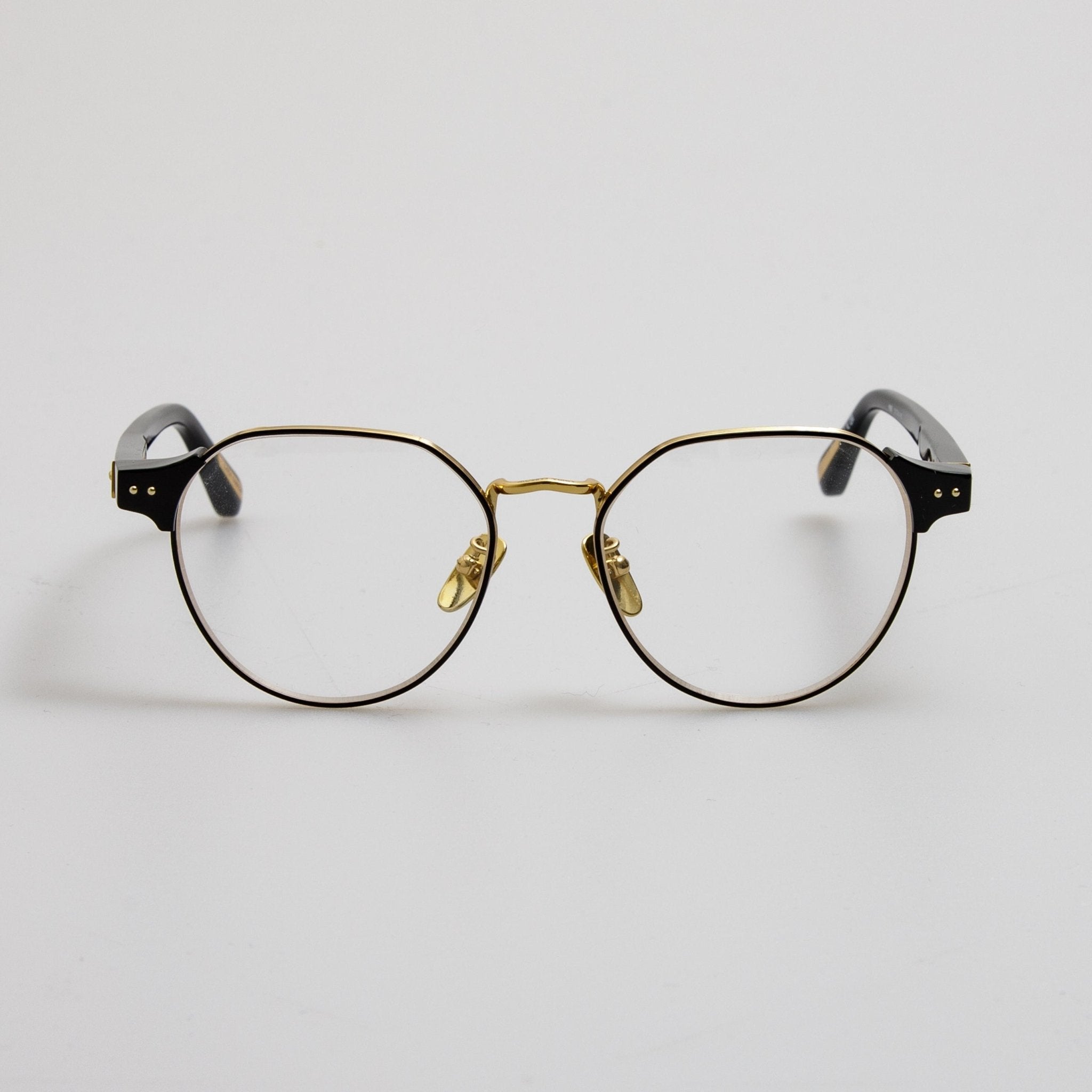 Jonathan Angular Optical Frame in Black - LINDA FARROW - Optical Frame -