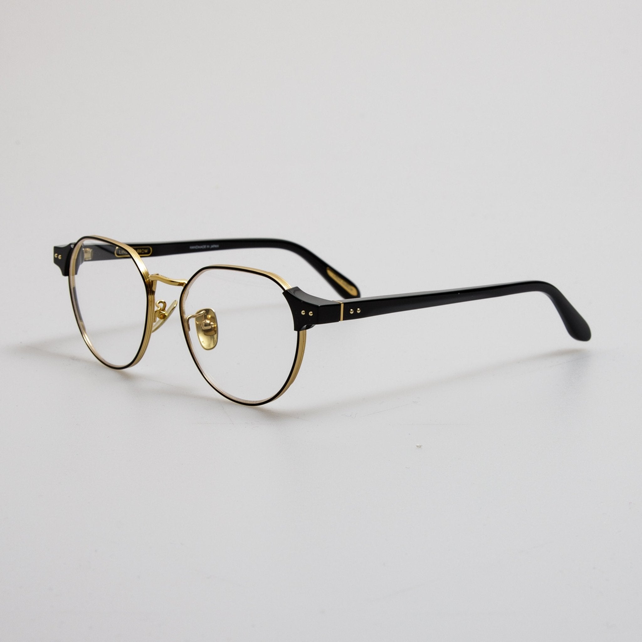 Jonathan Angular Optical Frame in Black - LINDA FARROW - Optical Frame -
