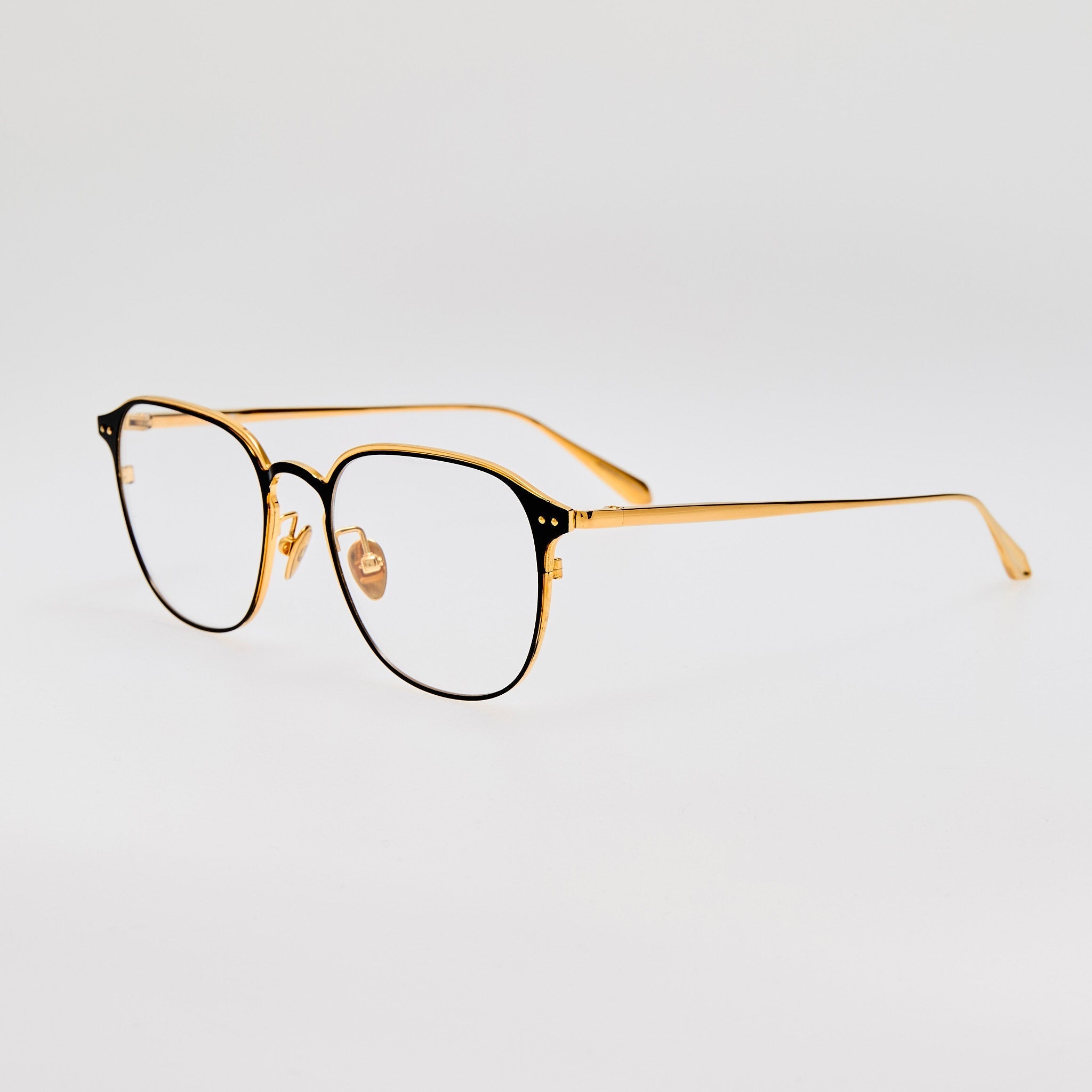 Jude Optical in 22K Yellow Gold - LINDA FARROW - Optical Frame -