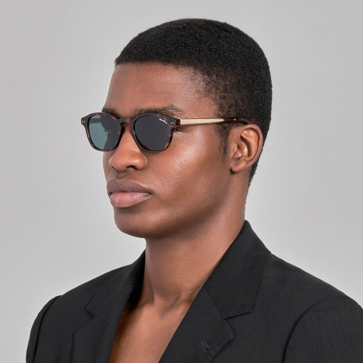 Kim Sunglasses in Tortoiseshell - LINDA FARROW-Sunglasses-