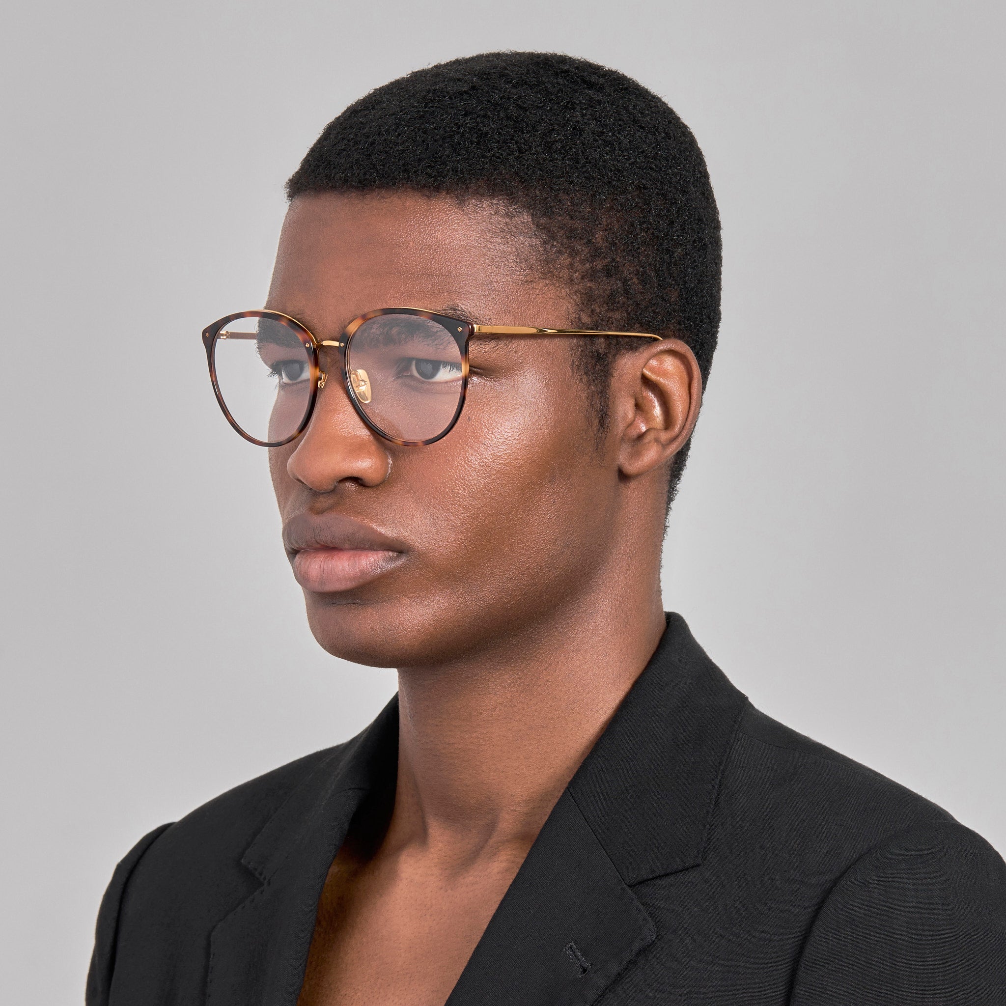 Kings Optical Frame in Tortoiseshell - LINDA FARROW-Optical Frame-