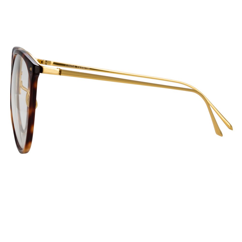 Kings Optical Frame in Tortoiseshell - LINDA FARROW - Optical Frame -