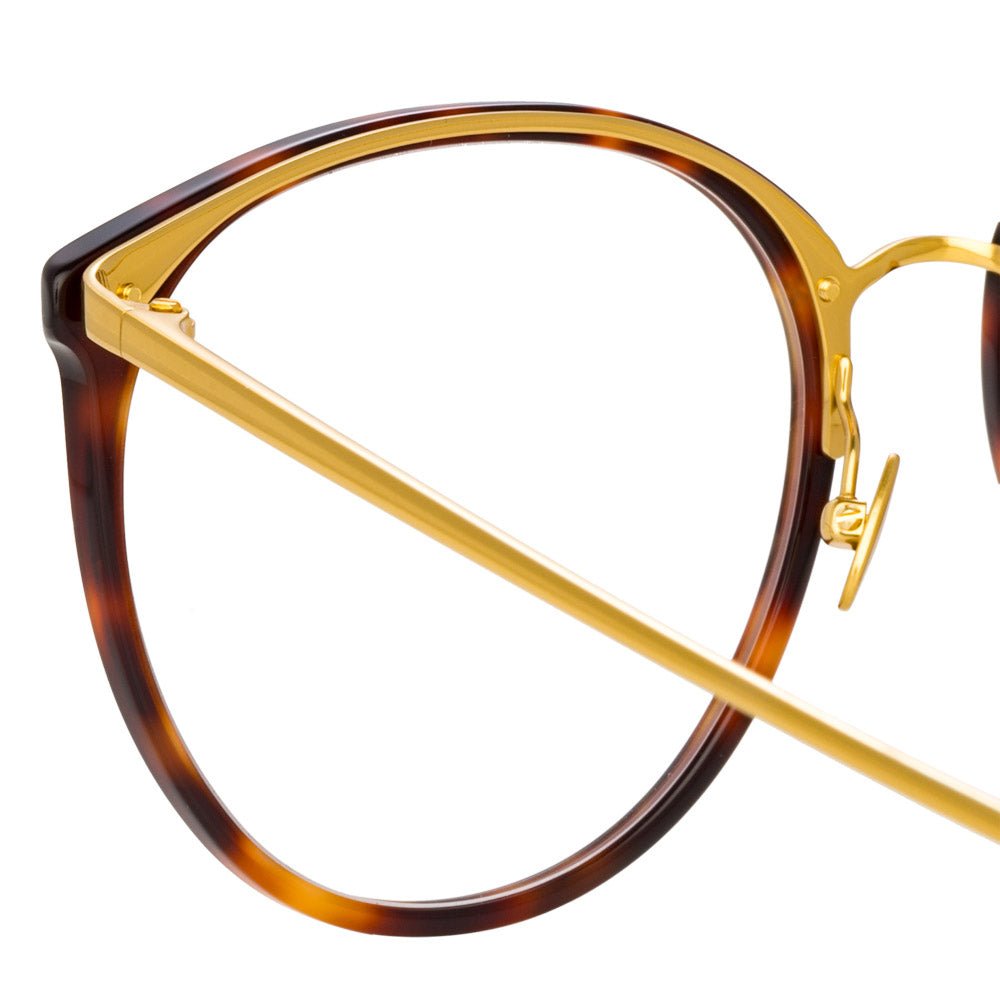 Kings Optical Frame in Tortoiseshell - LINDA FARROW - Optical Frame -
