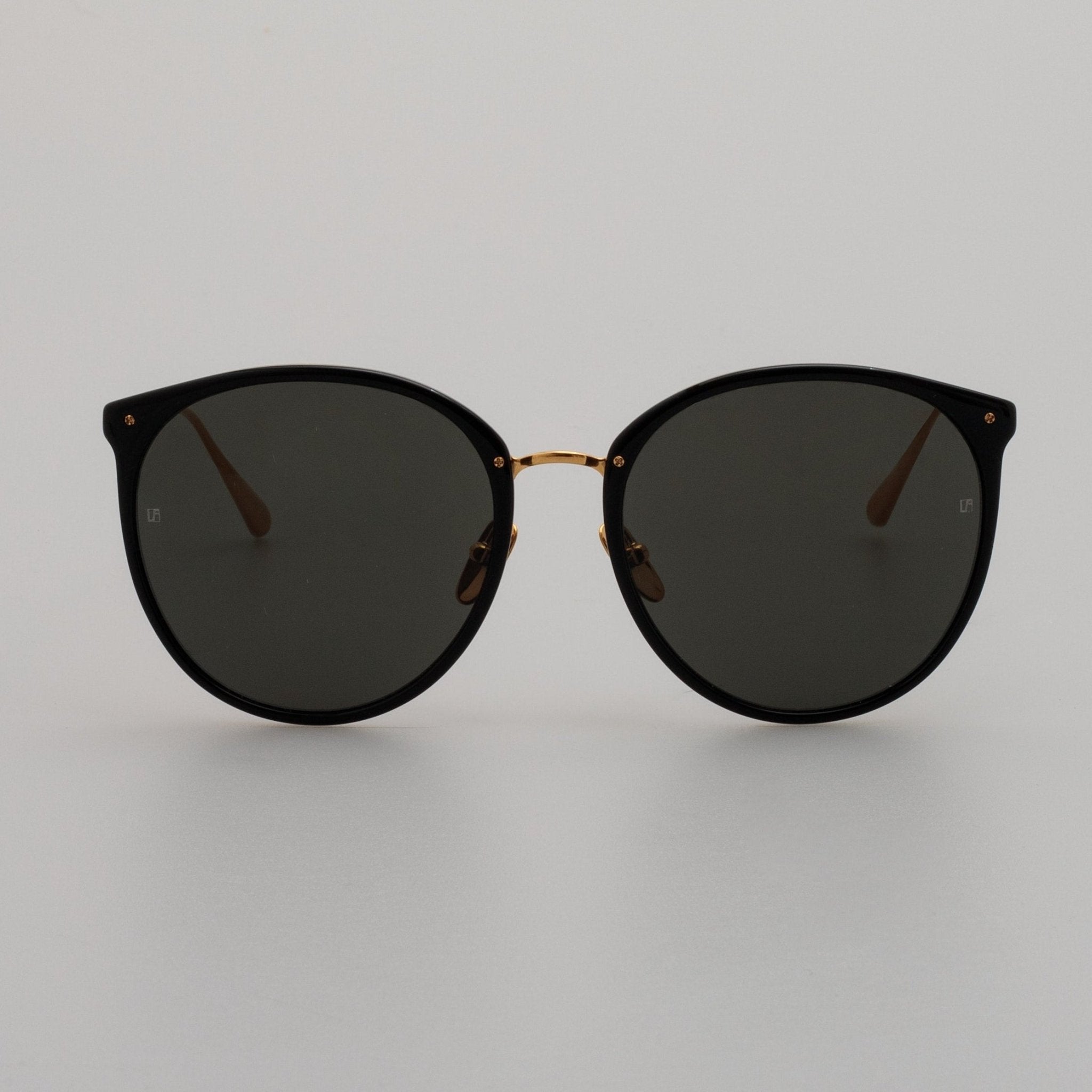 Kings Sunglasses in Black - LINDA FARROW - Sunglasses -