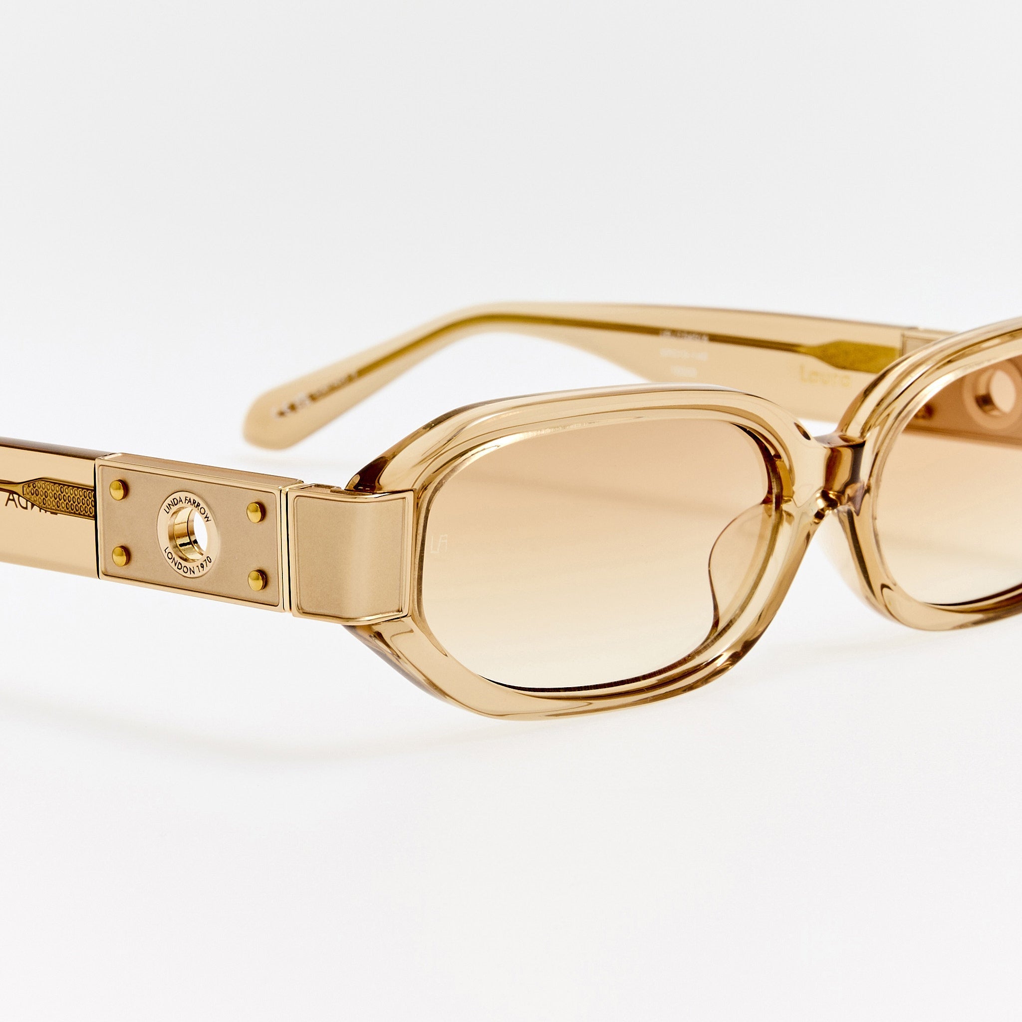 Laura Sunglasses in Honey - LINDA FARROW - Sunglasses -