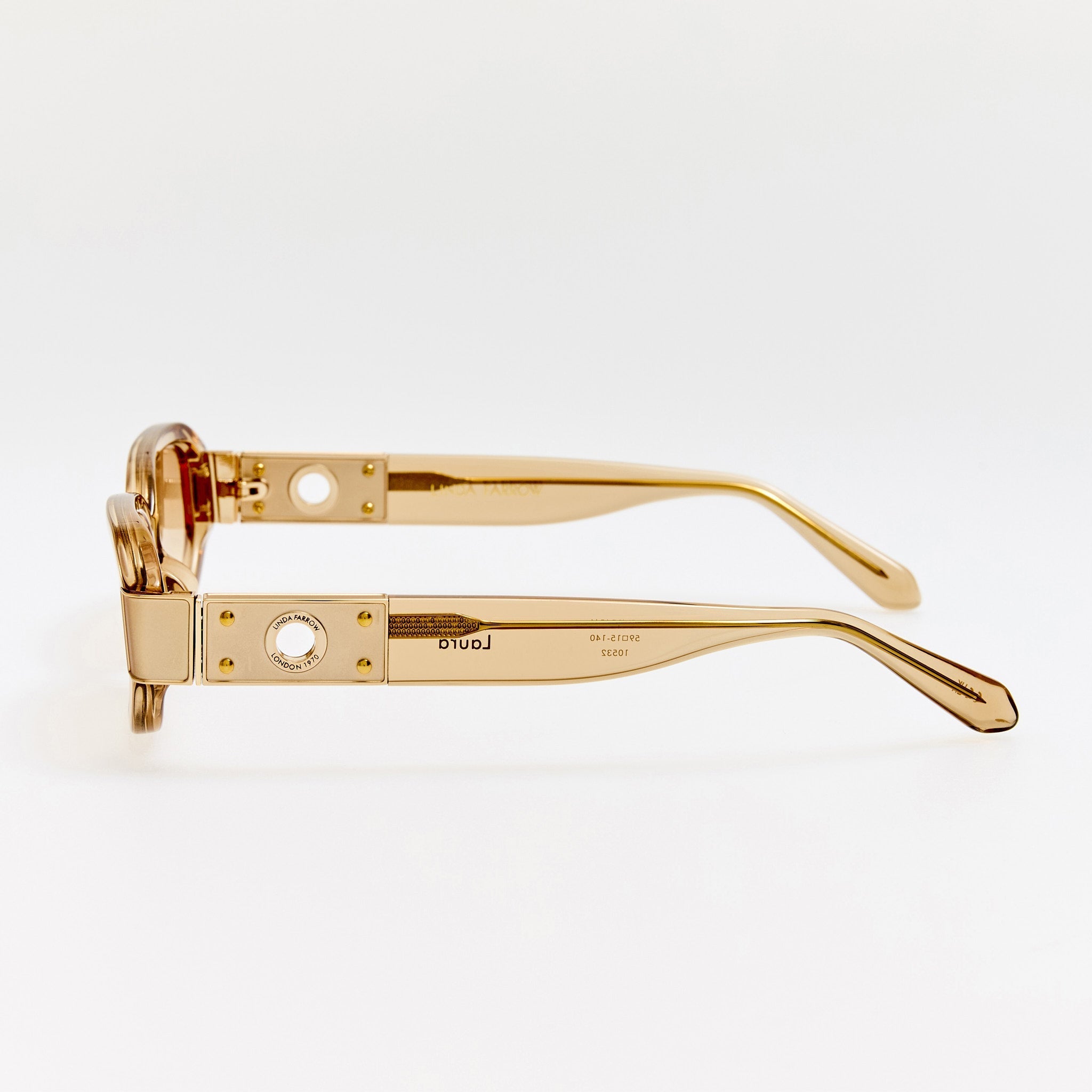 Laura Sunglasses in Honey - LINDA FARROW - Sunglasses -