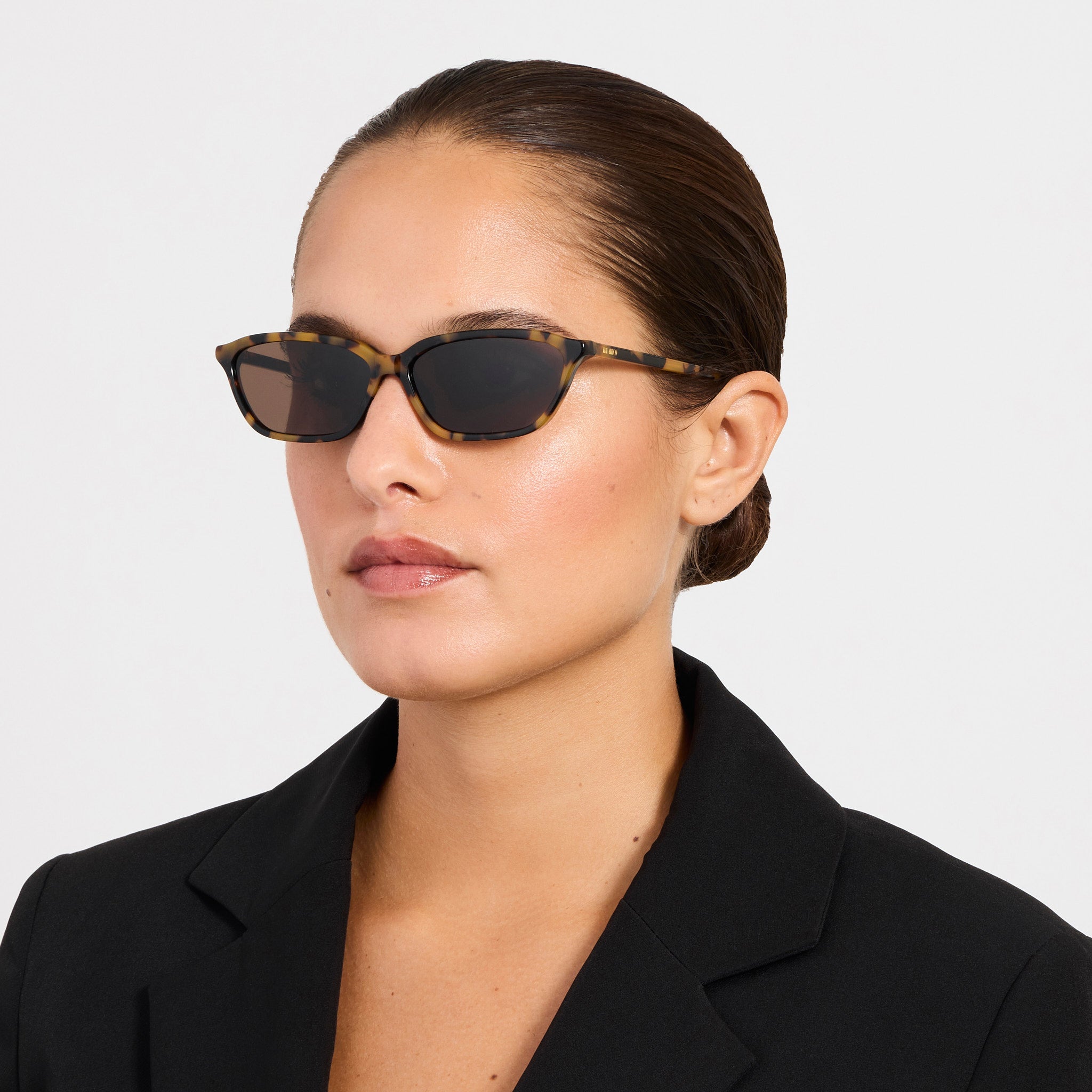 Libby Sunglasses in Tortoiseshell - LINDA FARROW-Sunglasses-