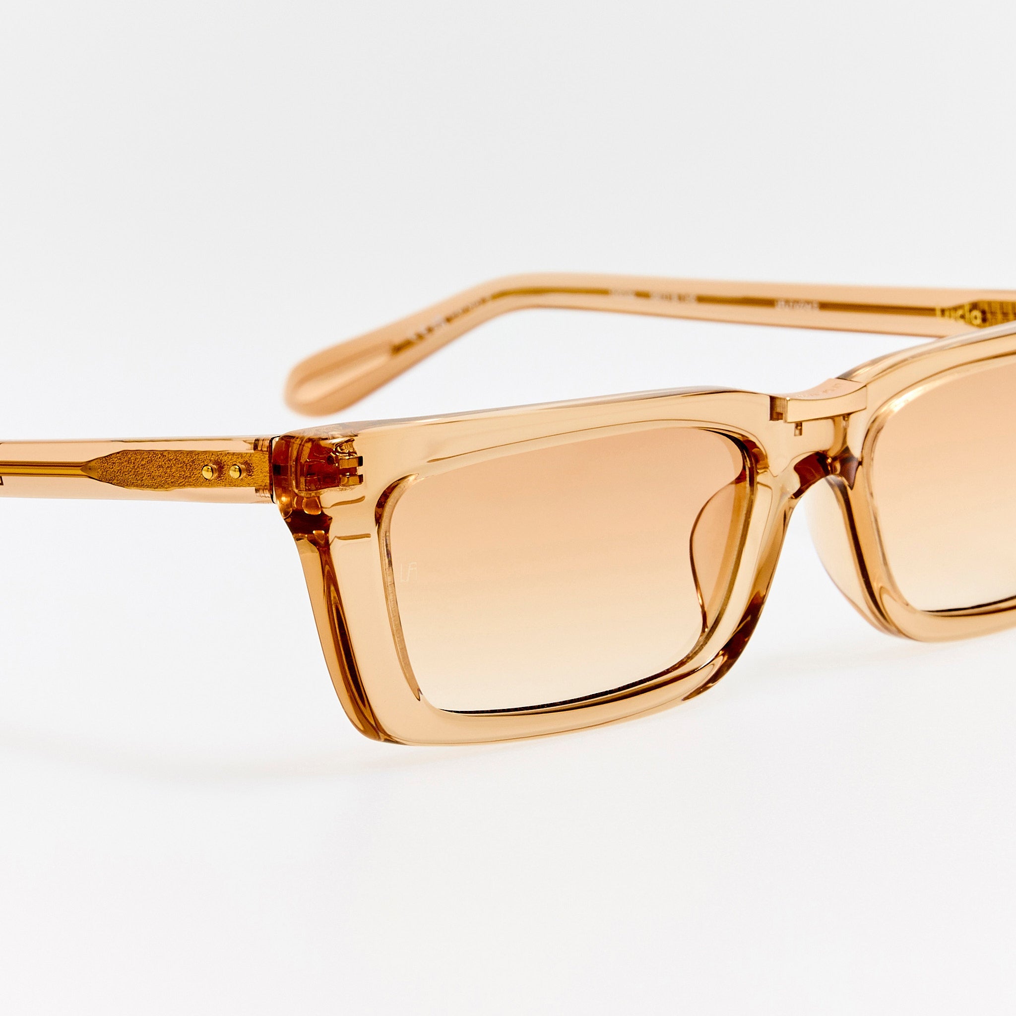 Lucia Sunglasses in Honey - LINDA FARROW - Sunglasses -