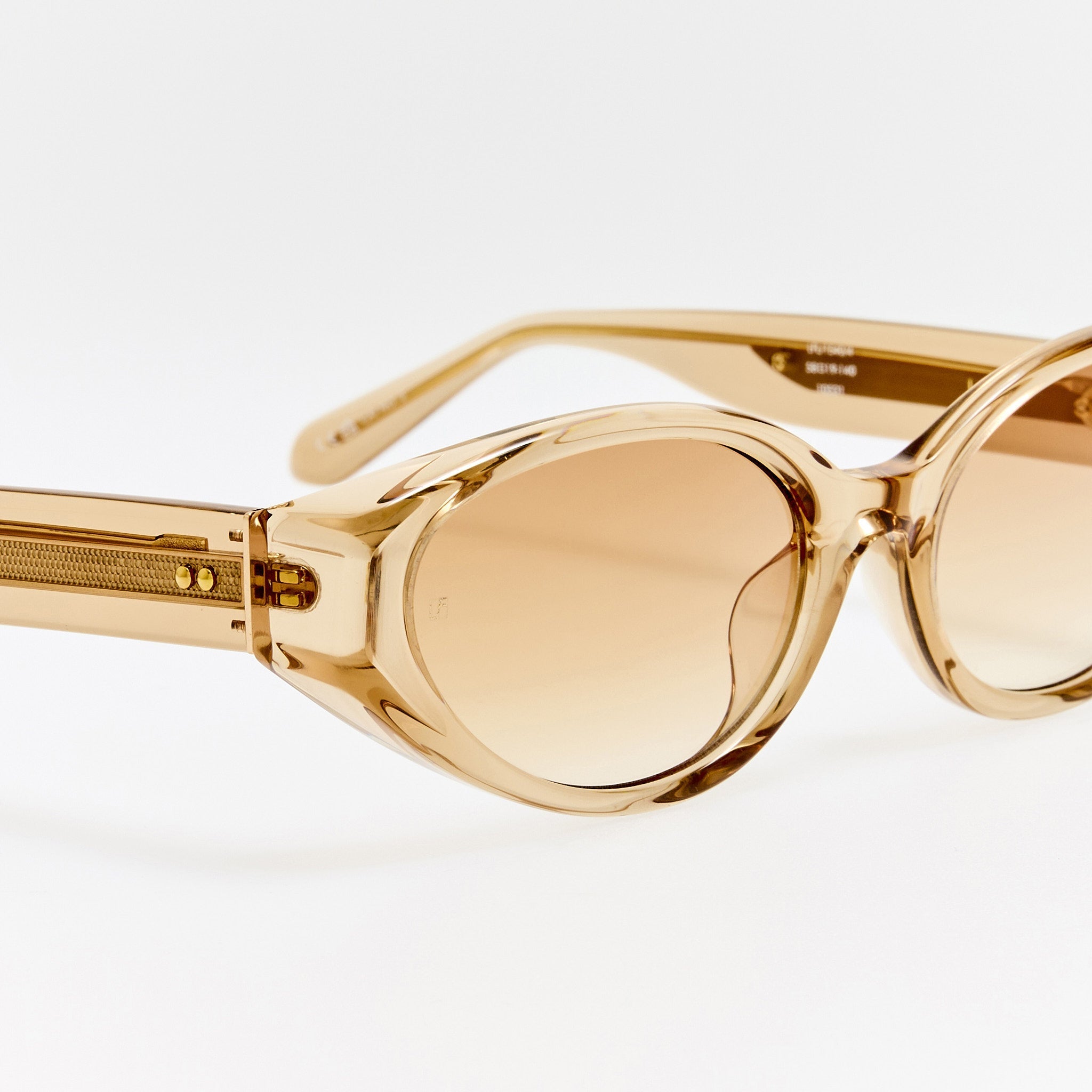 Lyra Sunglasses in Honey - LINDA FARROW - Sunglasses -