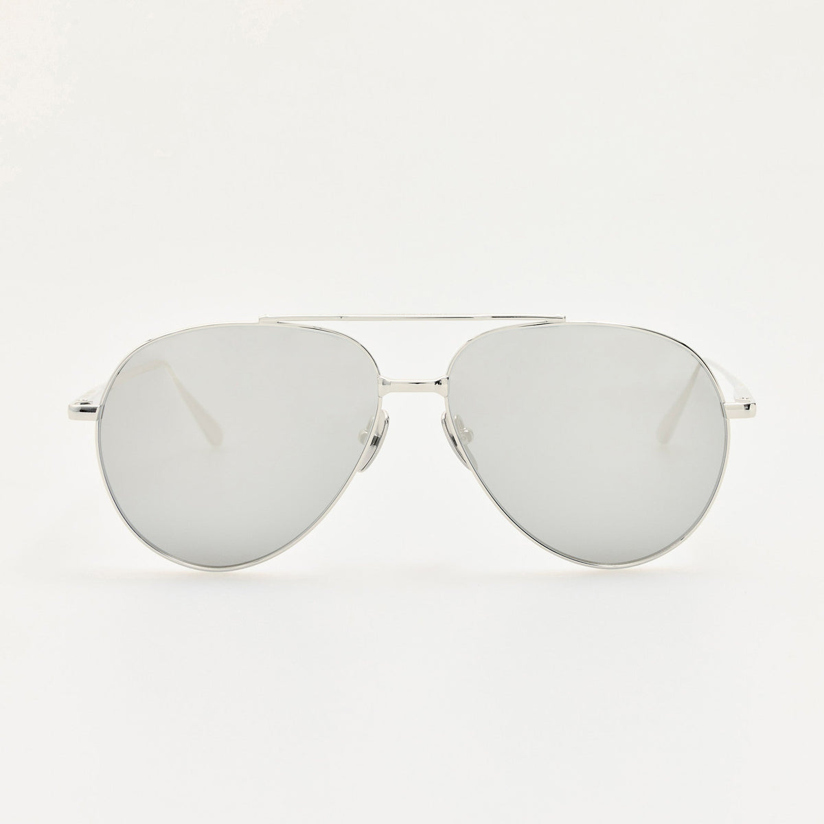Marcelo Sunglasses in Platinum - LINDA FARROW-Sunglasses-