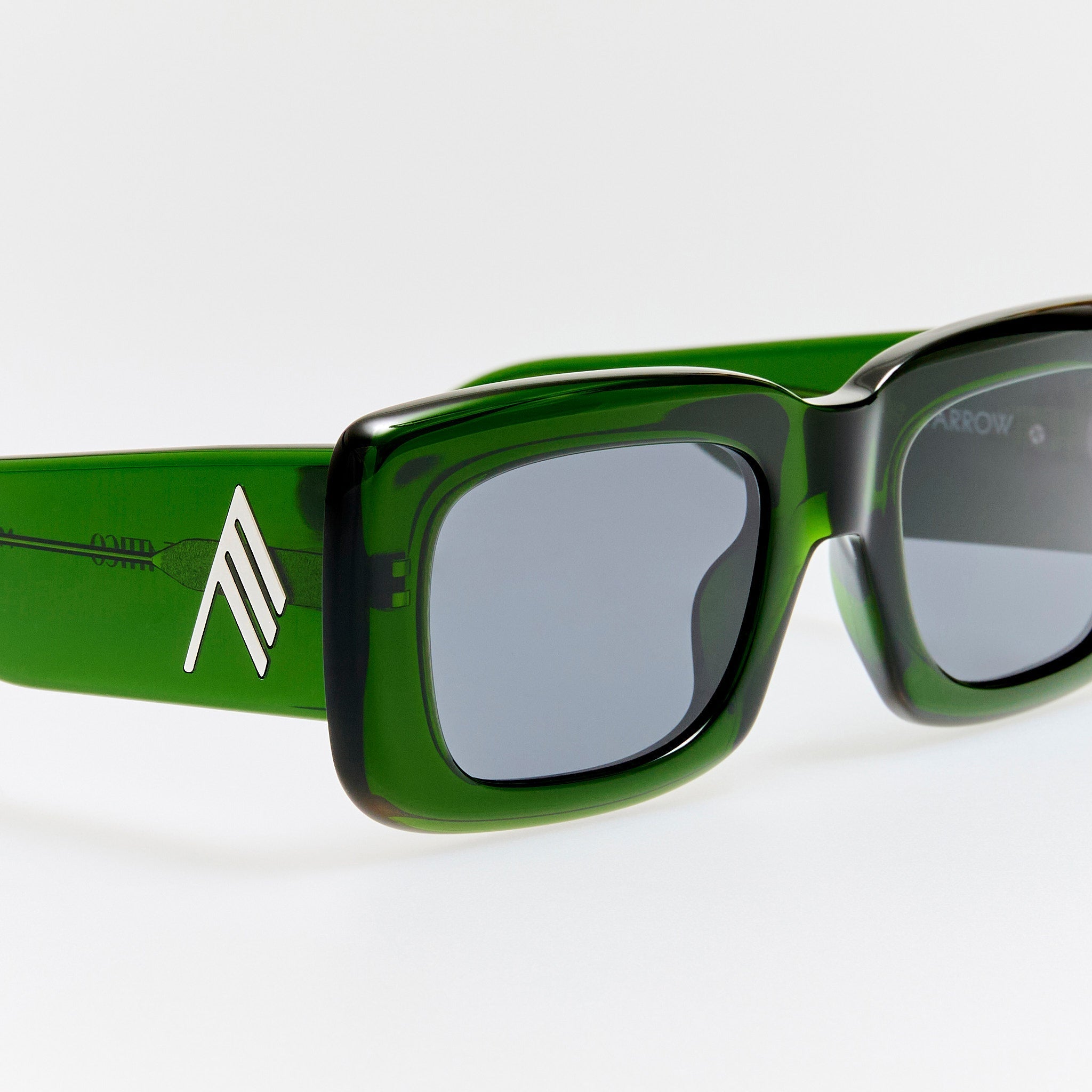 Marfa Sunglasses in Green - LINDA FARROW - Sunglasses -
