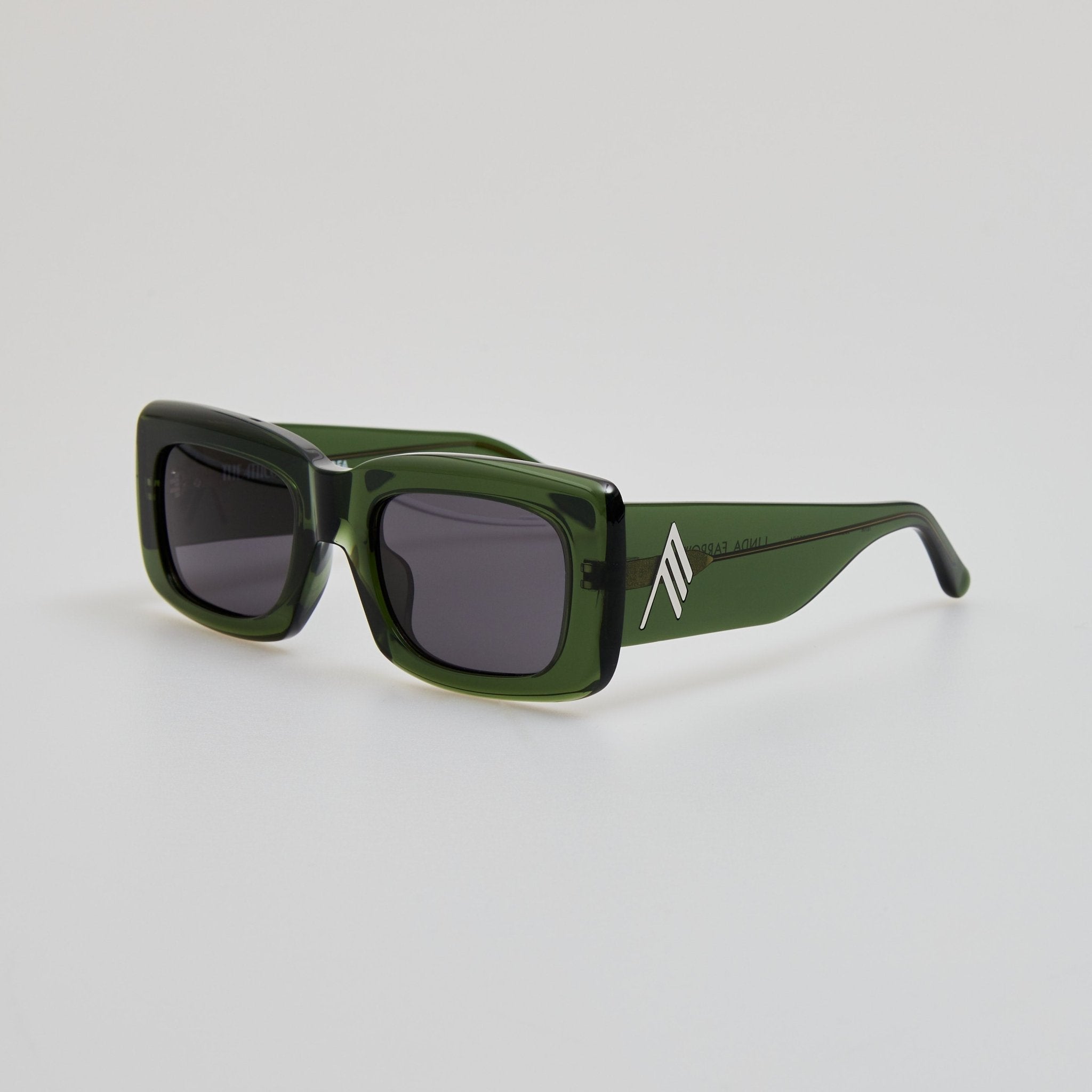 Marfa Sunglasses in Military Green - LINDA FARROW - Sunglasses -